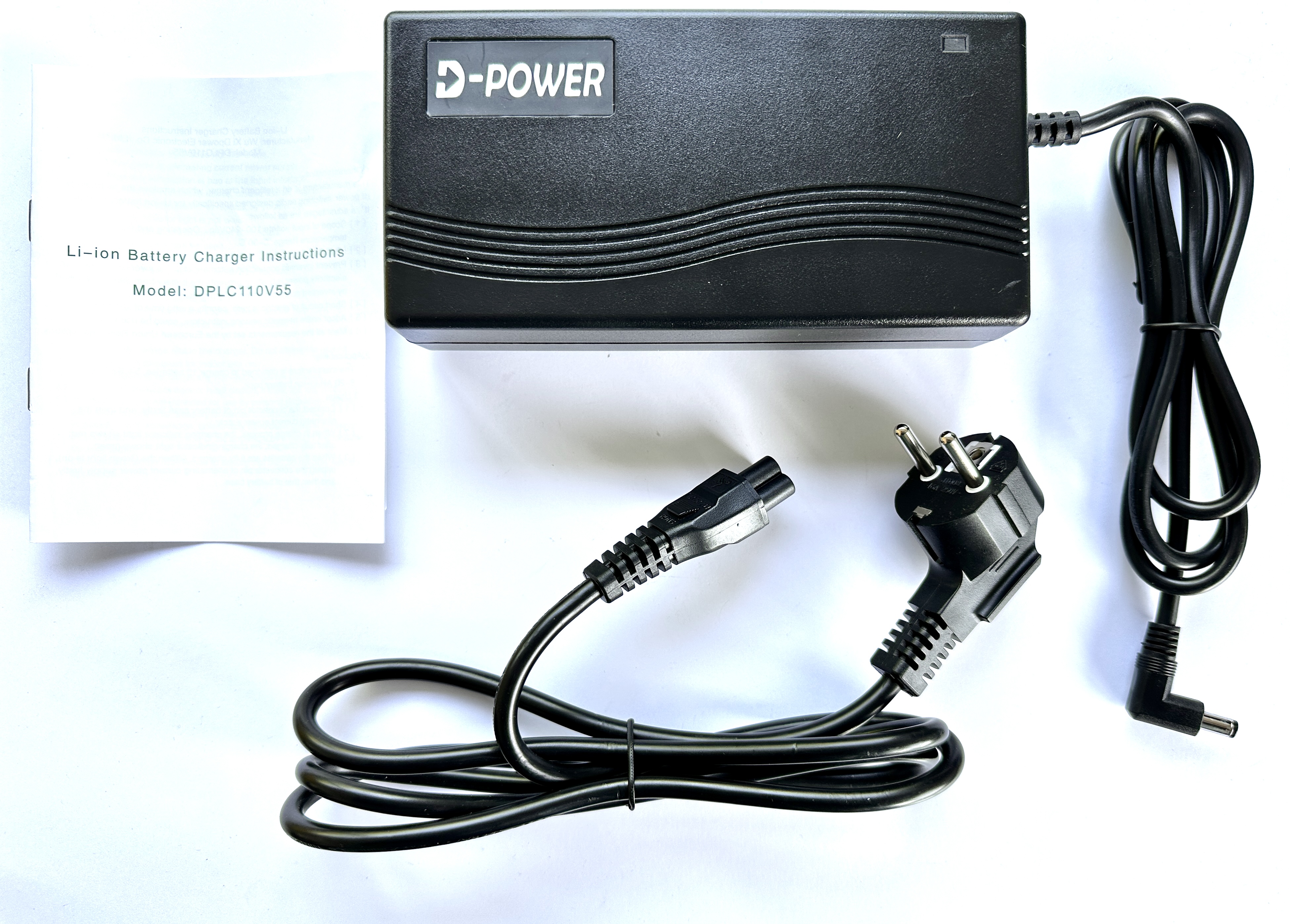48V Charger for Li-ion battery DC Plug, 110 - 240V 2.0A