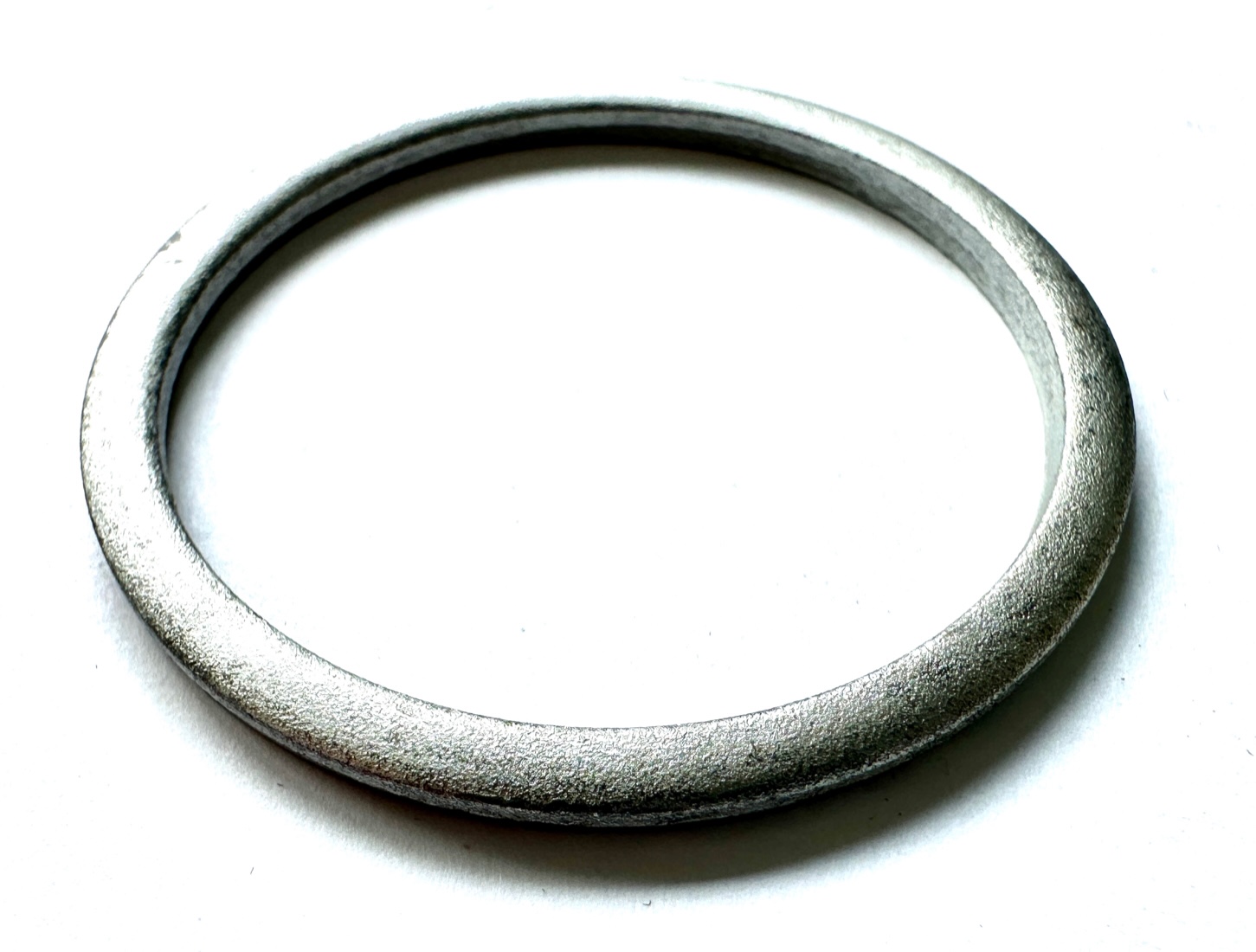 Spacer ring aluminium Ø 35 mm, 2.5 mm high, silver
