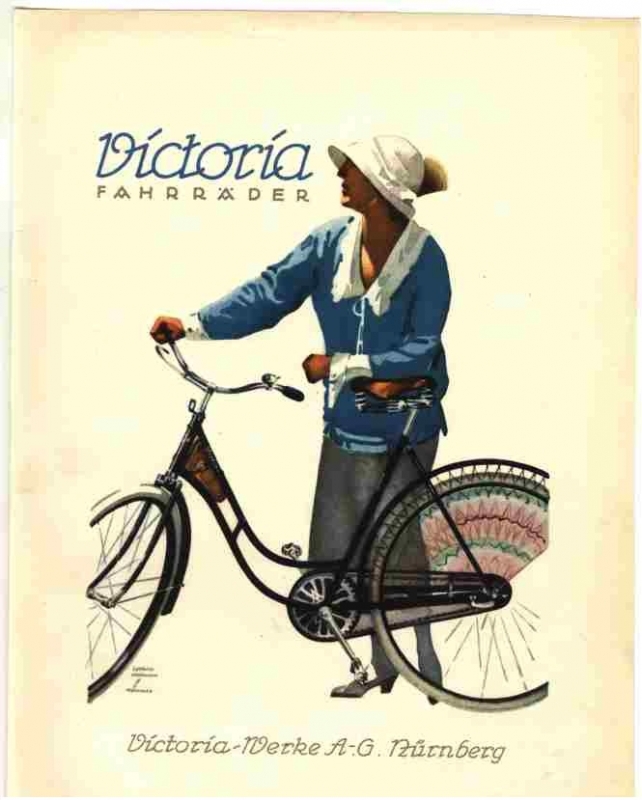 Victoria Fahrrad-Werke postcard