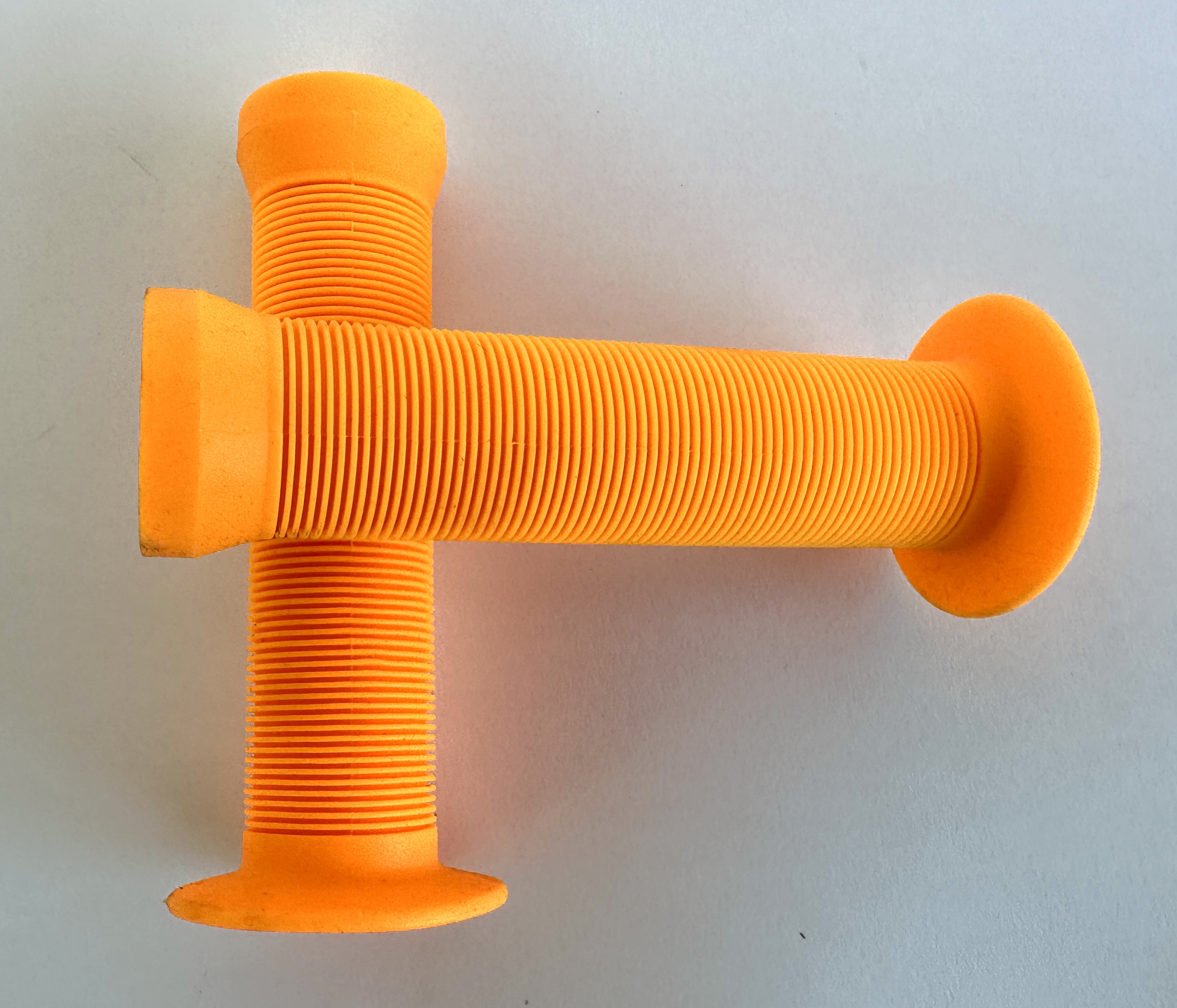UD Grips for handlebar made of rubber, orange