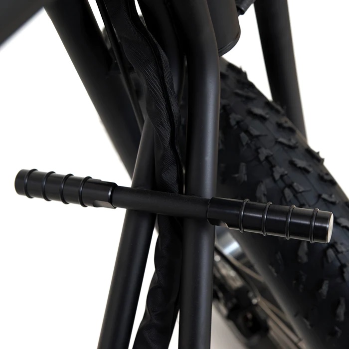 Foot Pegs black M10 thread for 20x4 E-bikes front / rear