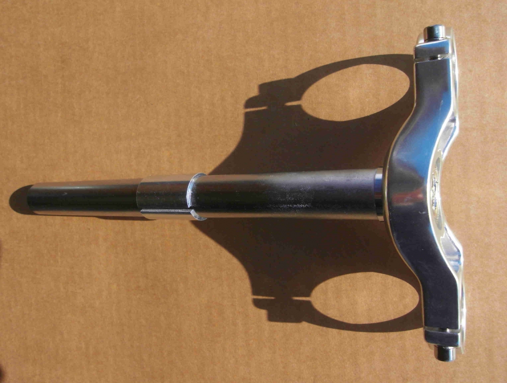 Lower Fork Crown with 1 inch Shaft for Triple Tree Forks