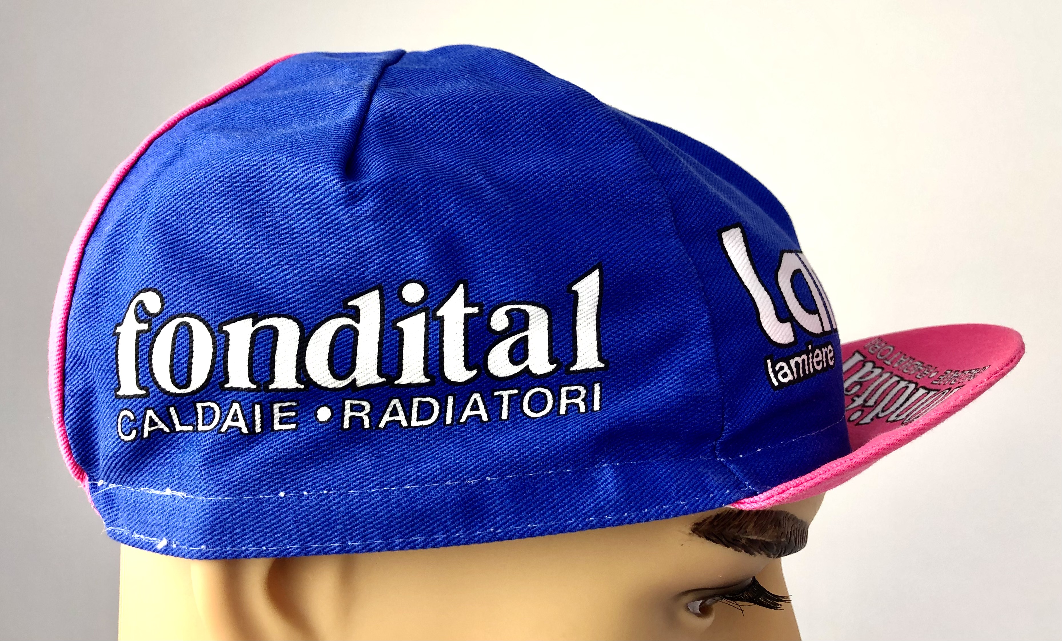 Rennradkappe_Historical_team_cap_retro_cycling_cap_radmutze_Rennkappe_Cycling_-Radlercap_La-Casquette_fahrradkultur_Lampre-Fondital_1