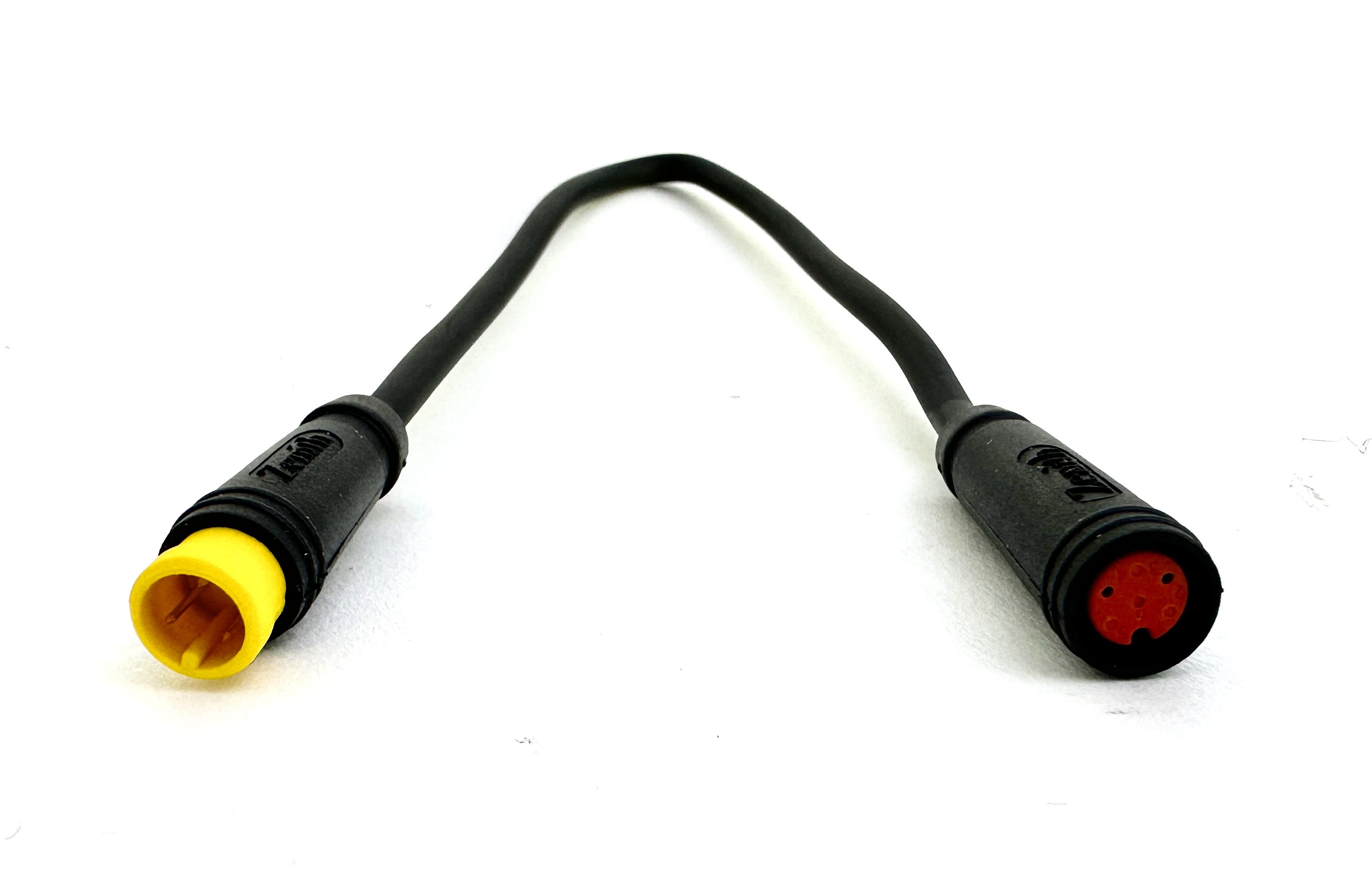 HIGO / Julet adapter cable 19,5 cm for ebike, 2 PIN red to 3 PIN yellow