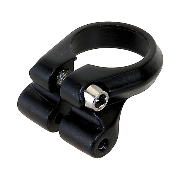 Seat Tube Clamp, 34.9 mm, Alu with Carrier Fixation