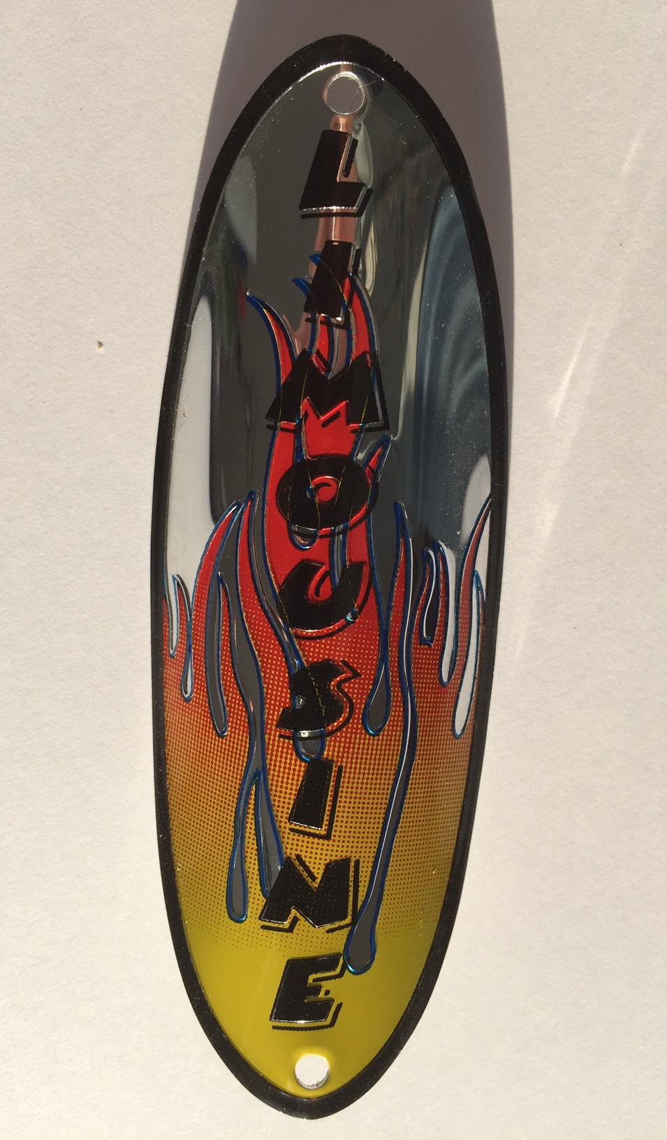 Lowrider Head Badge Oval Limousine | 34845L