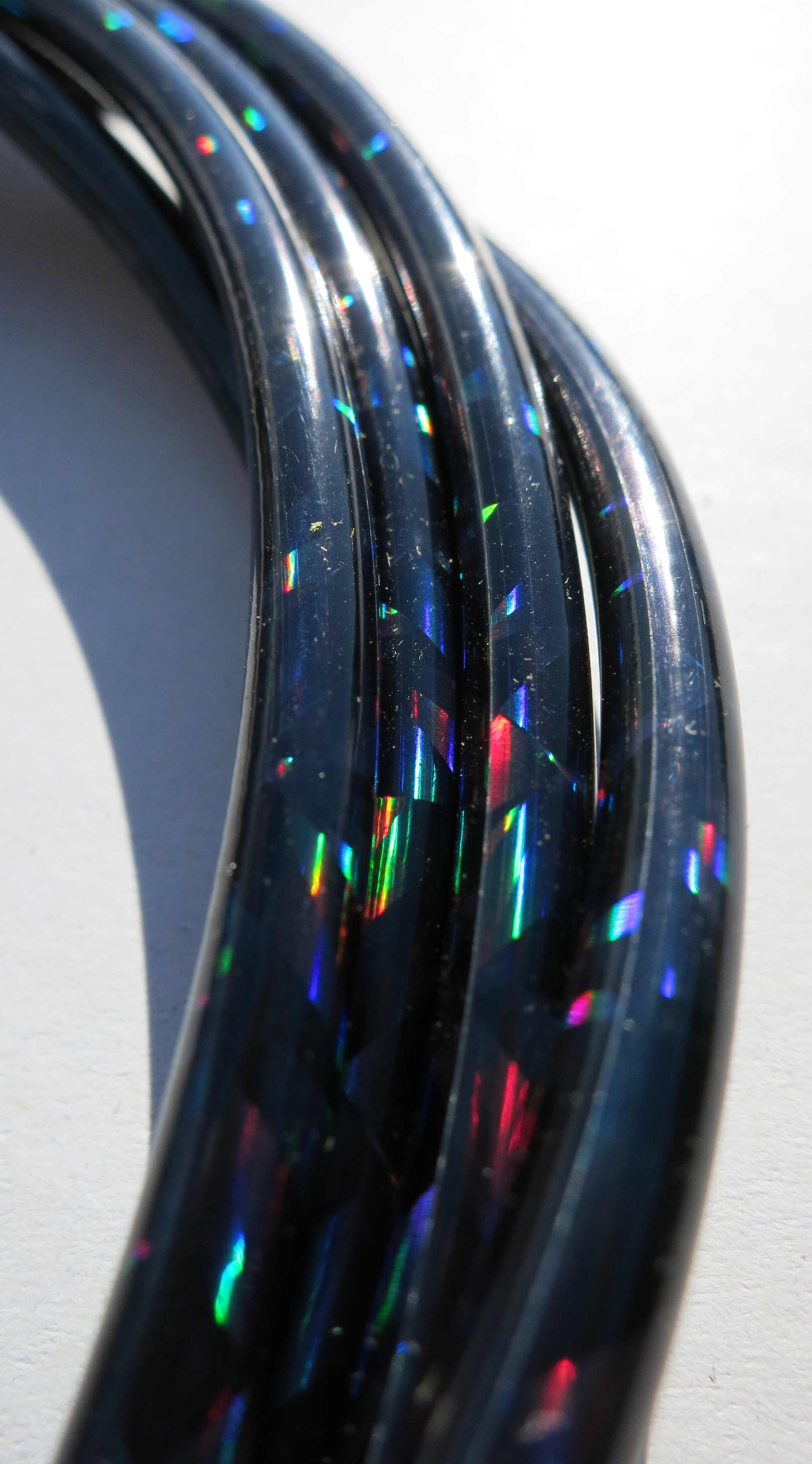 Outer Cable Housing Black Confetti Gloss Metallic 2,50 m 5 mm