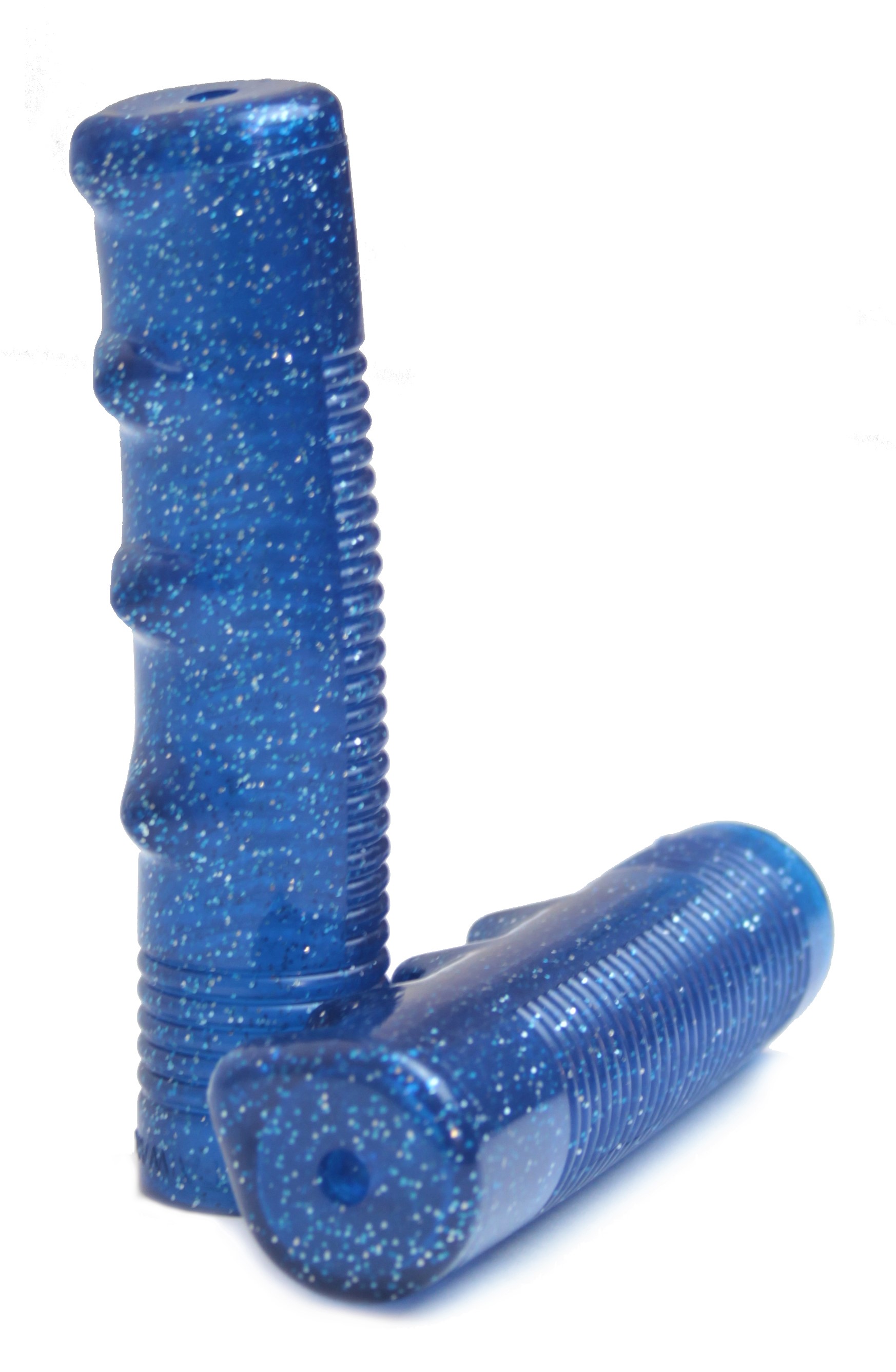 Glitter Grips blue Rubber