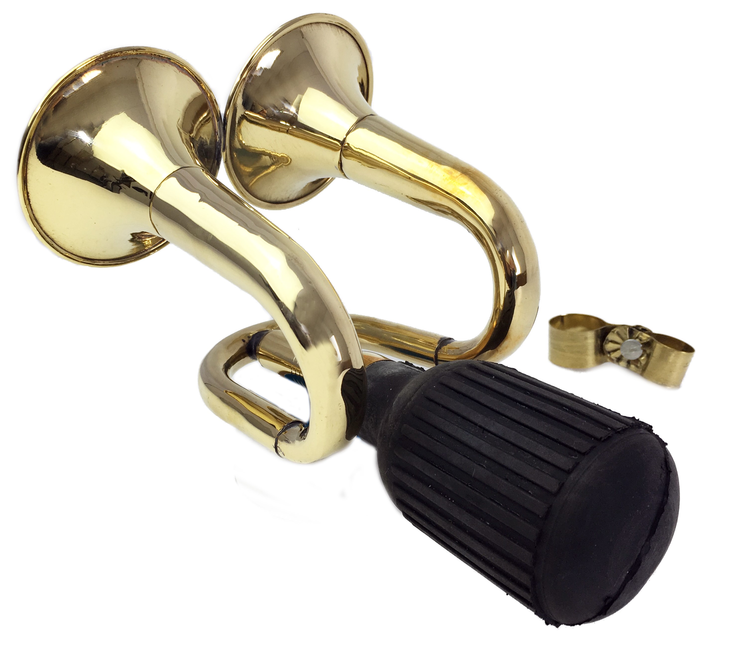 Double Horn Brass  with bottle shaped bulb