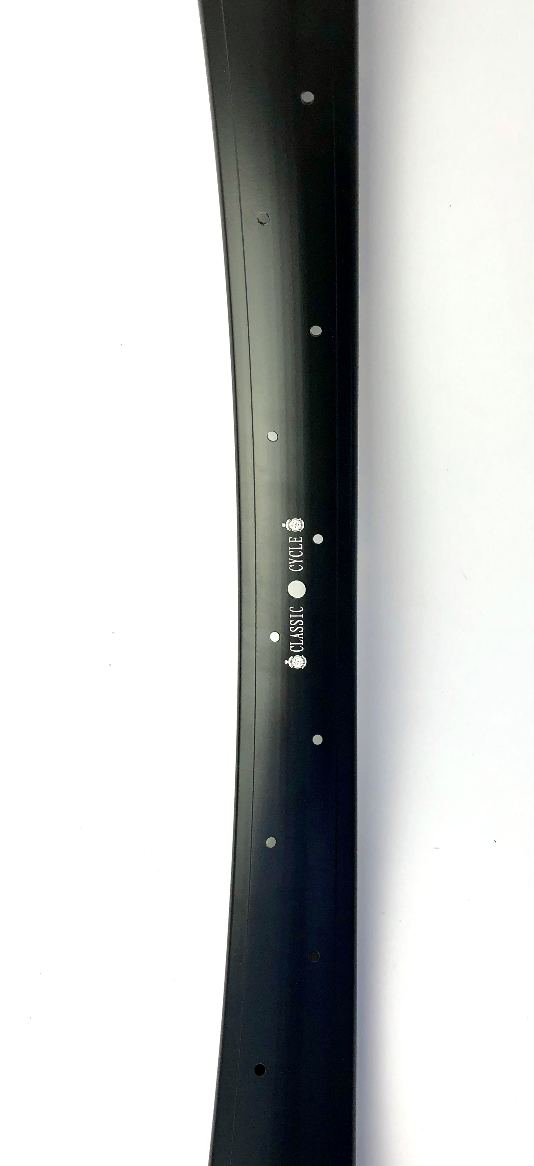 Alu rim 24 inch 57 mm, black, 32 holes, double wall