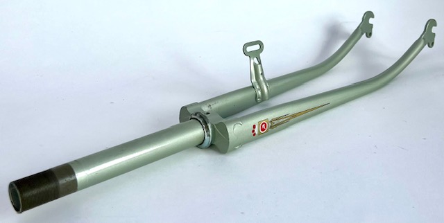 Gazelle bicycle fork 28 inch shaft length: 200 mm light grey