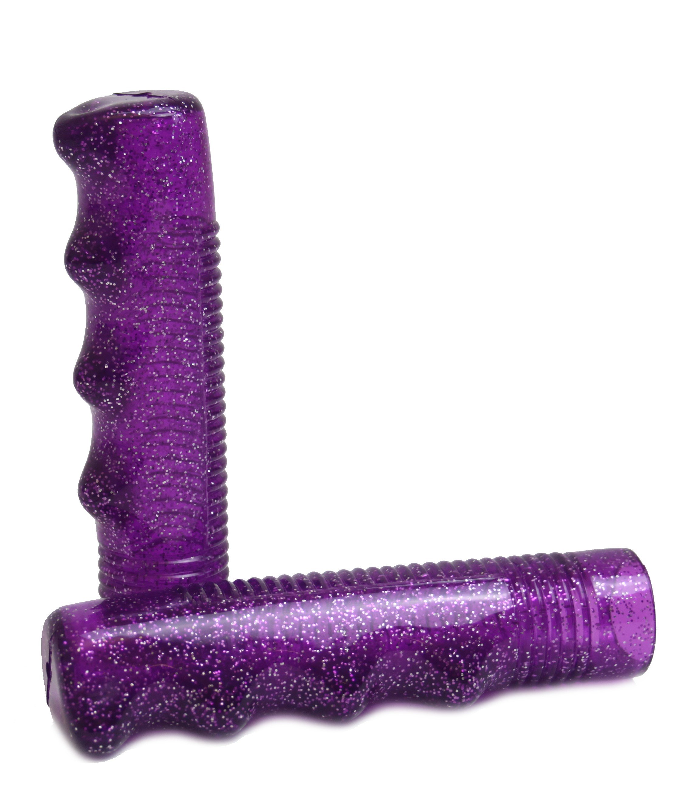 Glitter Grips purple Rubber