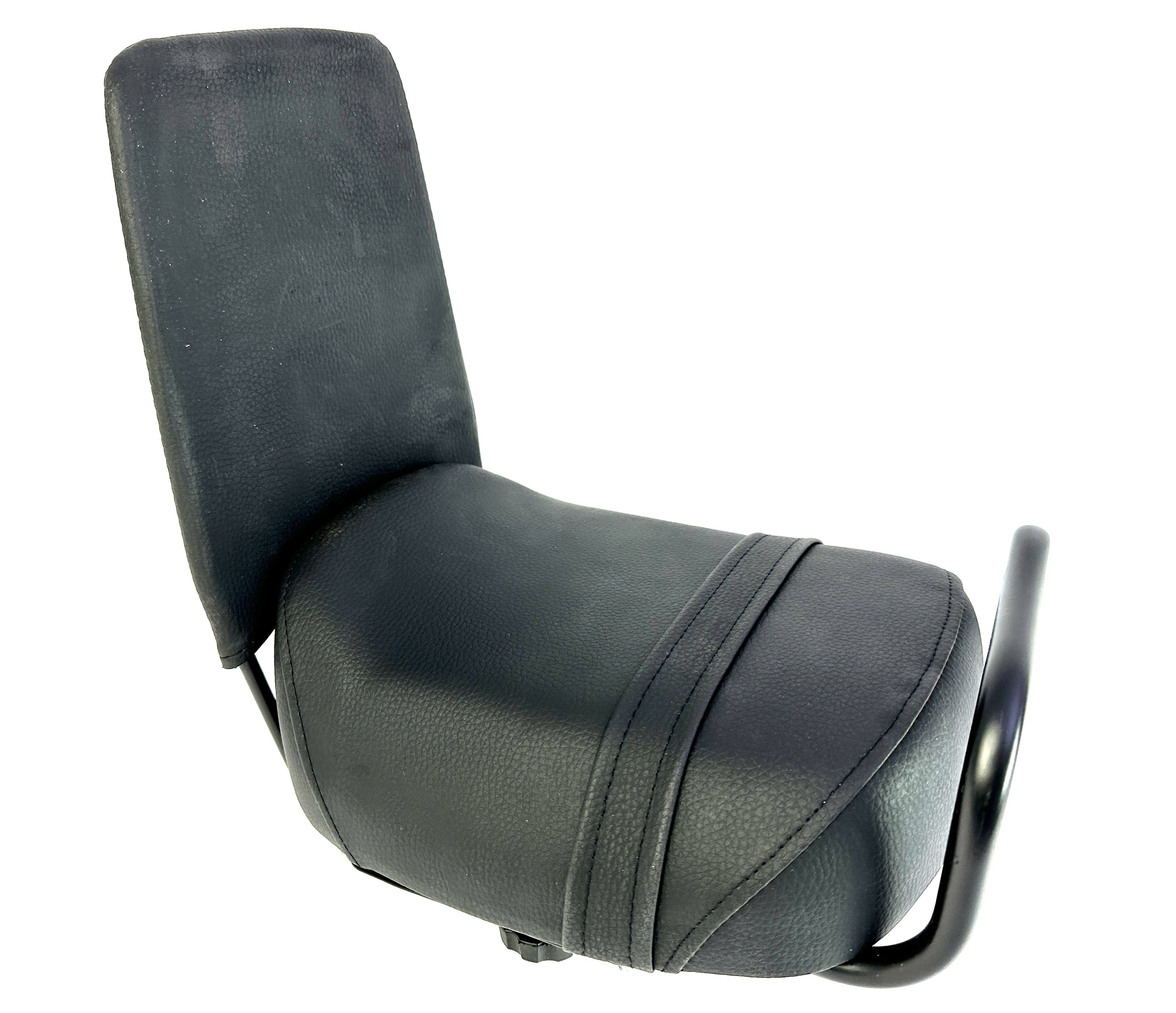 Pillion seat with backrest and support bracket