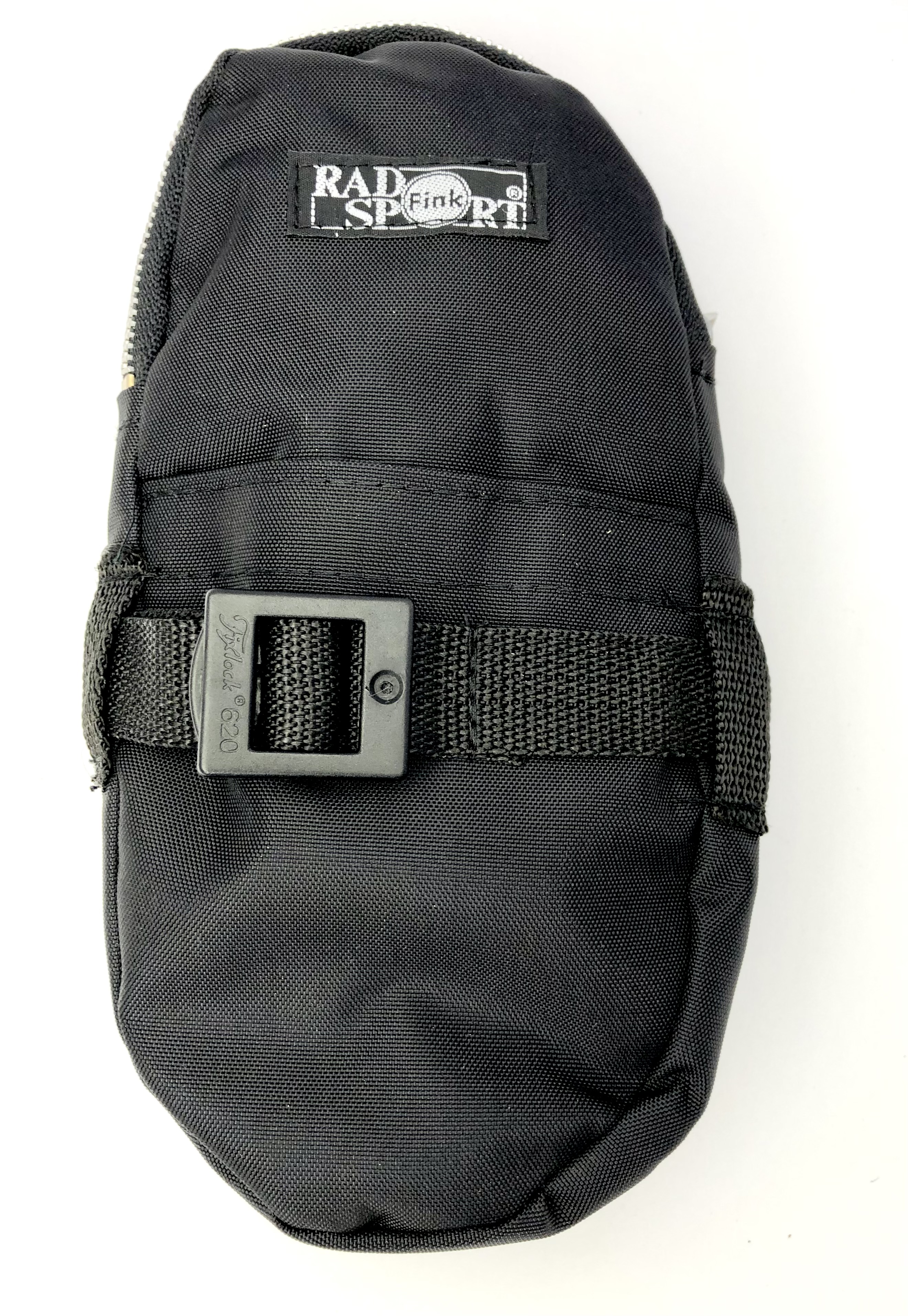 Double Saddlebag, Racing Bike, tire or tube bag, nylon black
