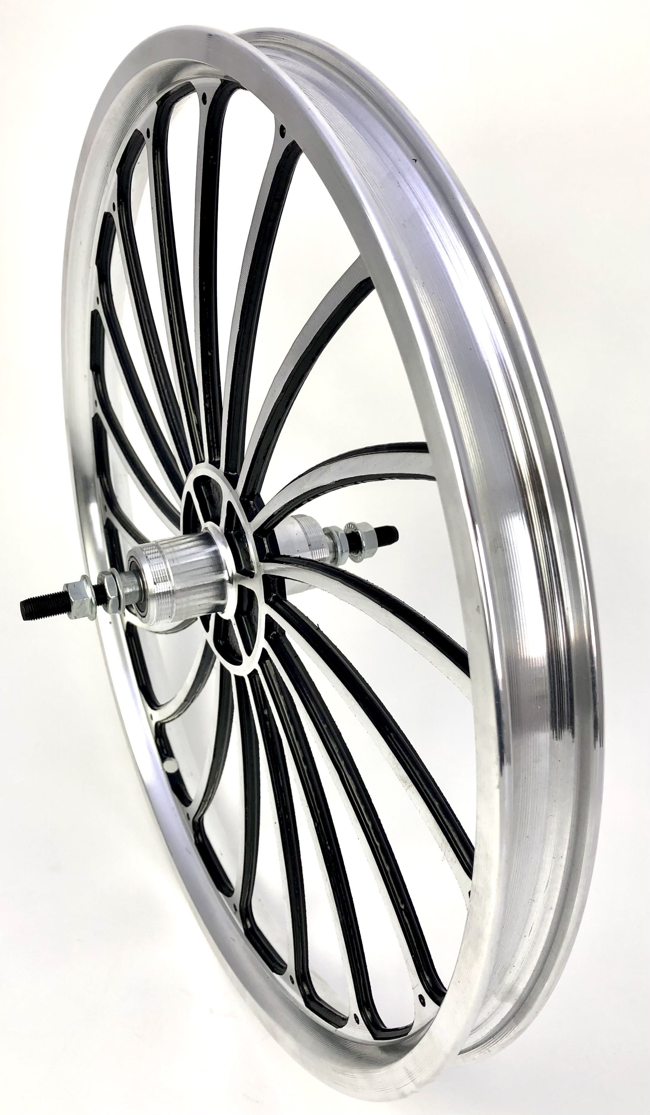 Rear Wheel OPC 20 inch Jet Engine black silver with Disk mount free wheel