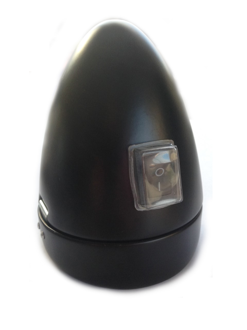 6 LED Battery Frontlamp, 80 mm black
