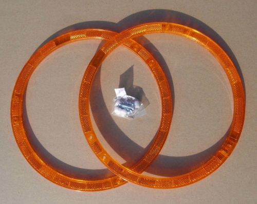 Circle Spoke - Reflectors orange