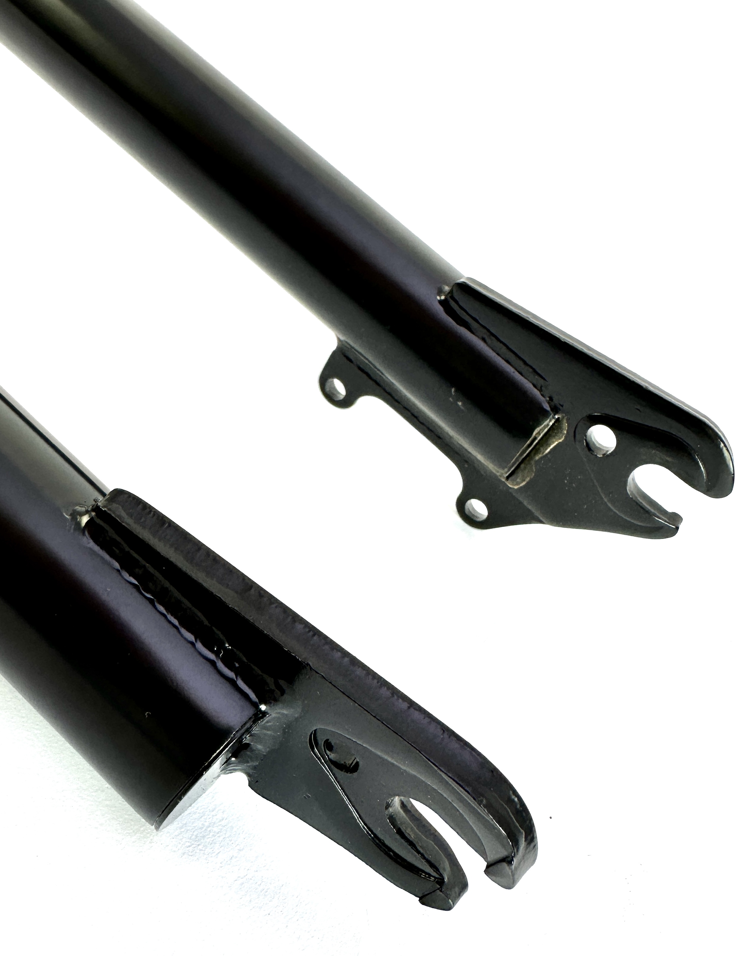 2-Double crown fork 570 mm black 1 inch shaft