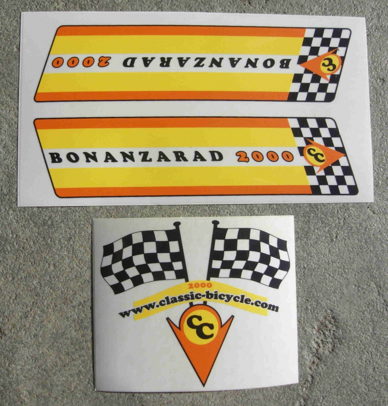 Stickerset Original Bonanzarad 2000