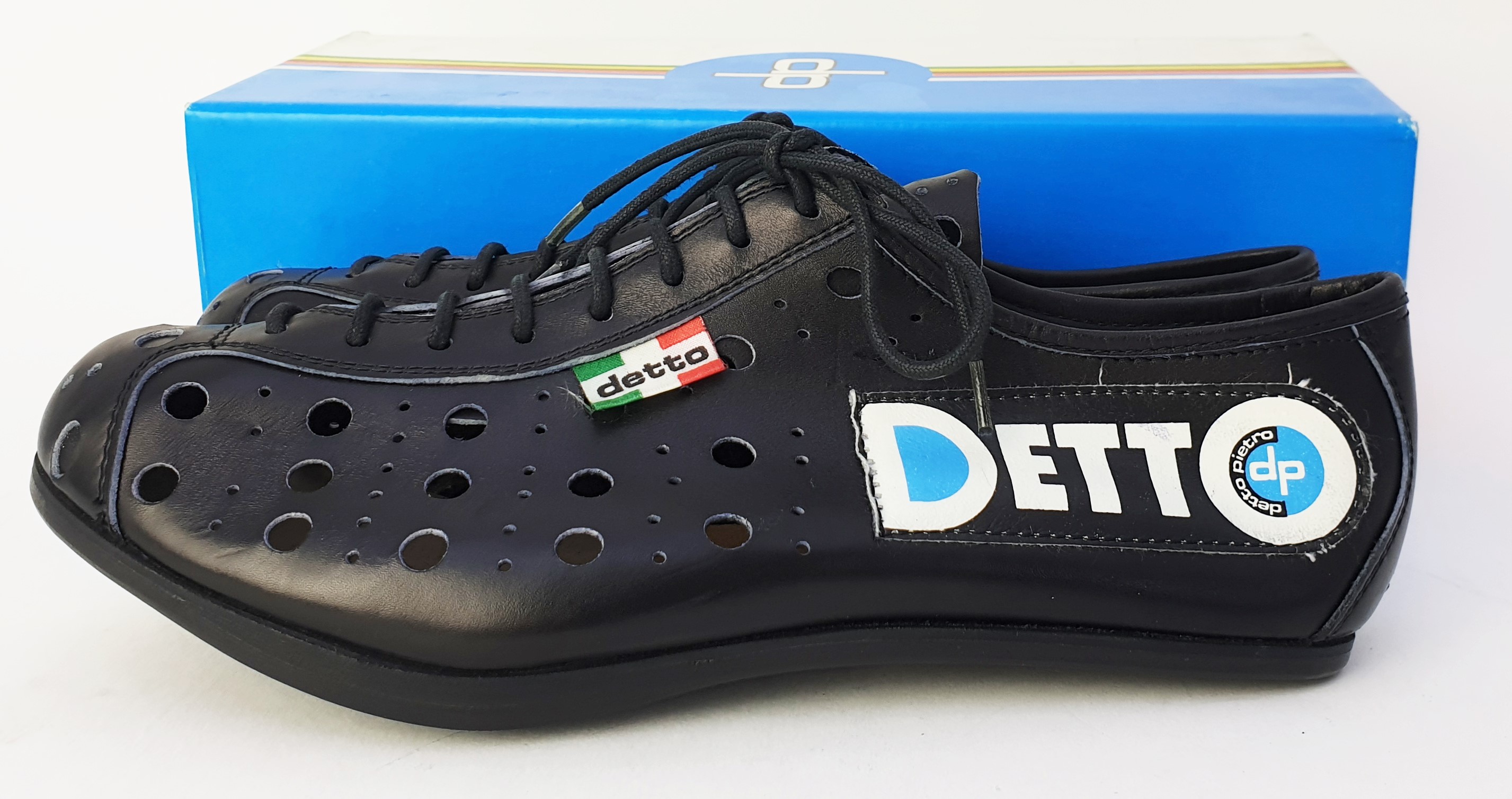 NOS Vintage Detto Pietro art. 7 coppi Cycling Shoes Size 40