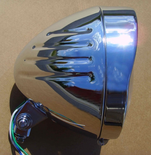 Big Headlight Motobike, chrome