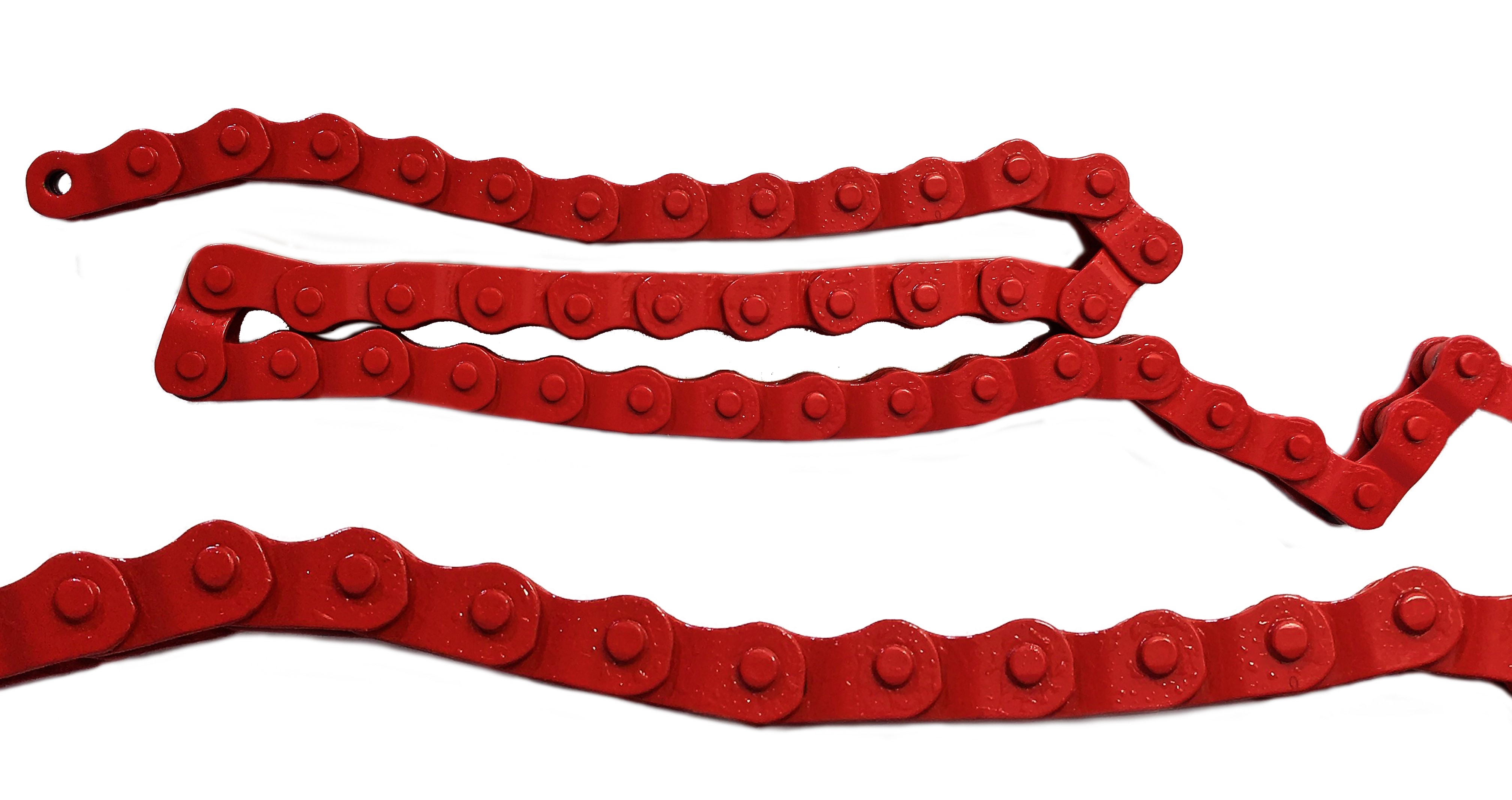 Halflink Chain 1/2 x 1/8 red