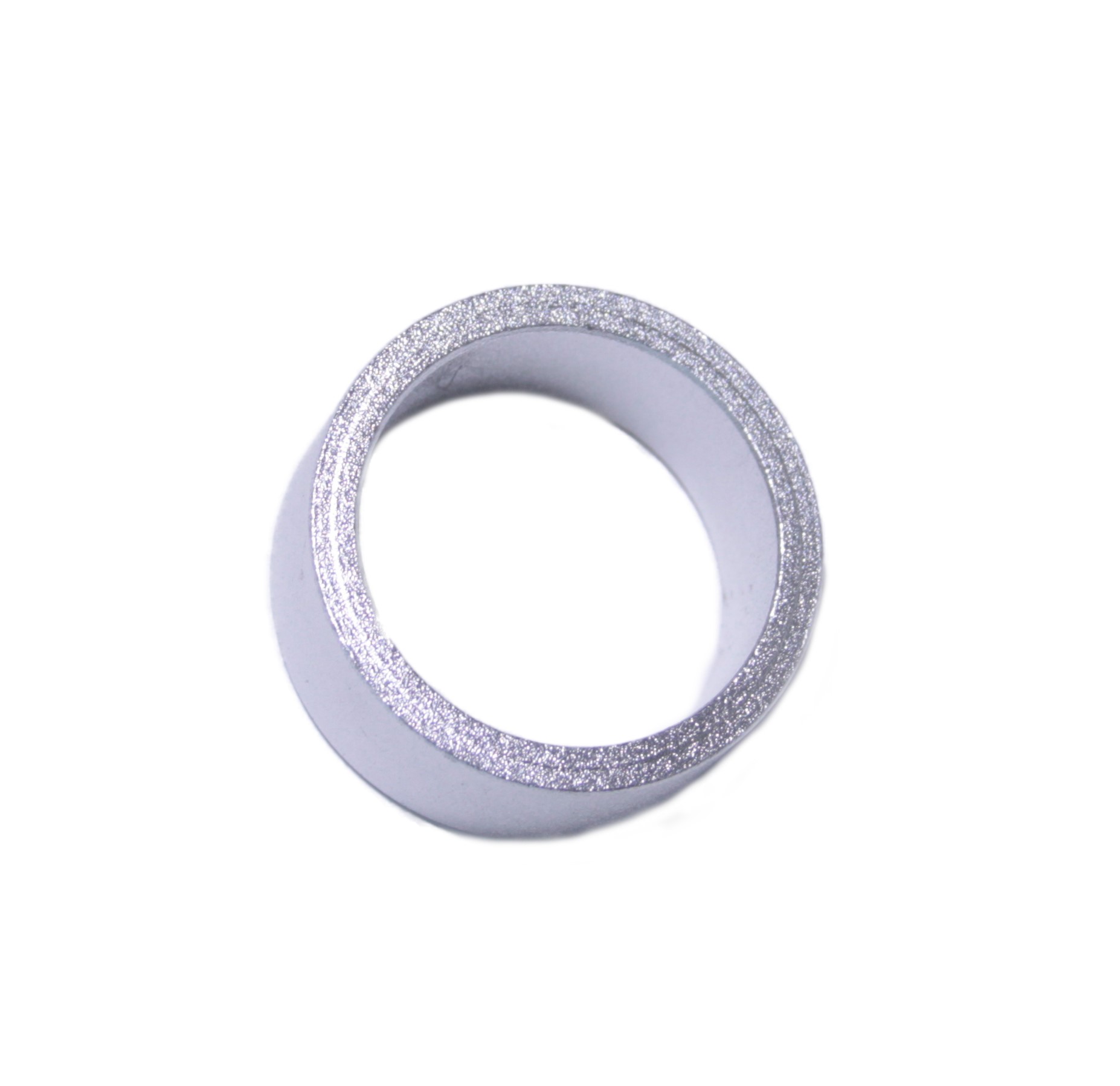 Spacer 15 mm 1 1/8 alu silver