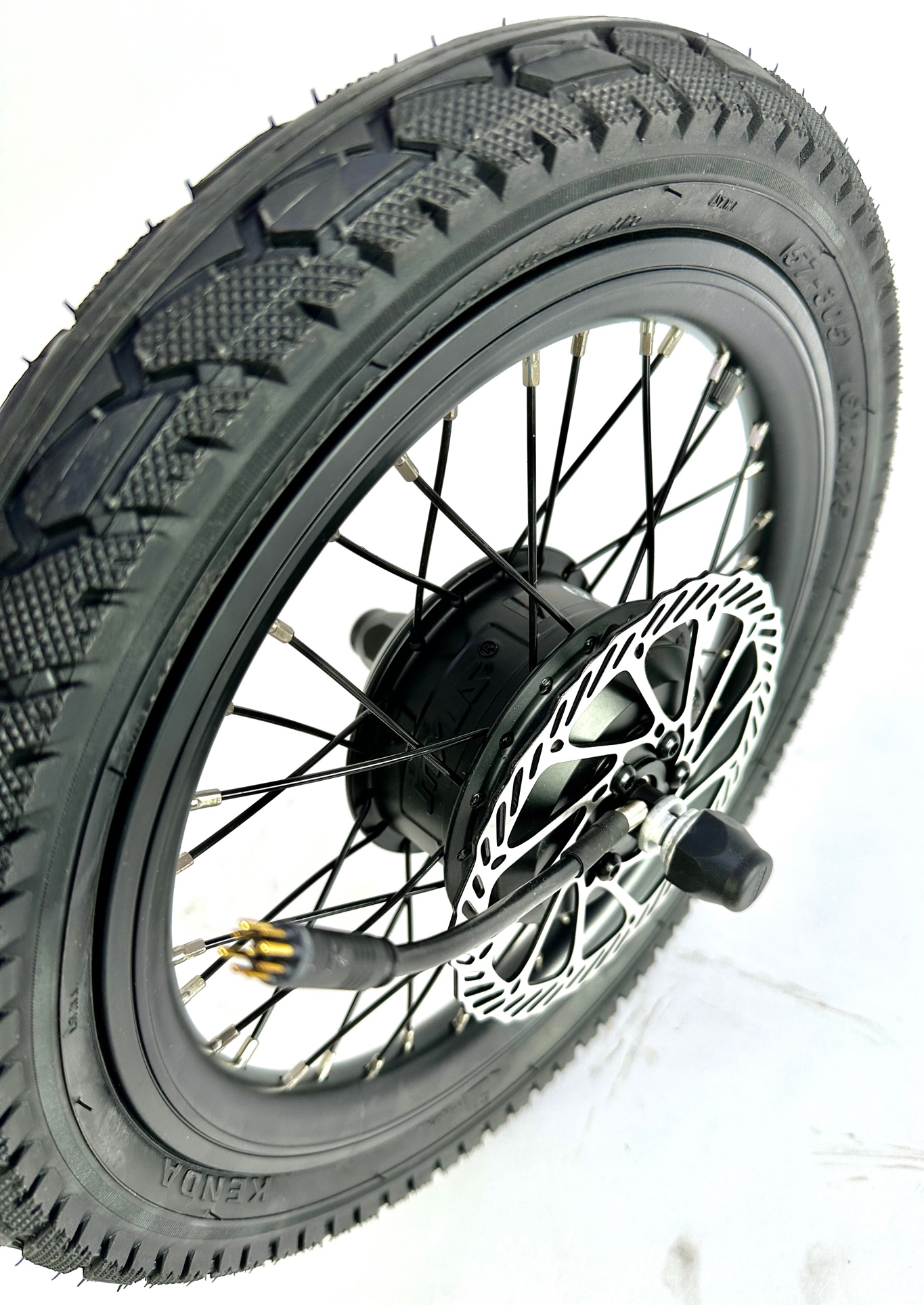 16 inch wheelset aluminium rim with 250W MXUS front wheel motor, 16 x 2.125
