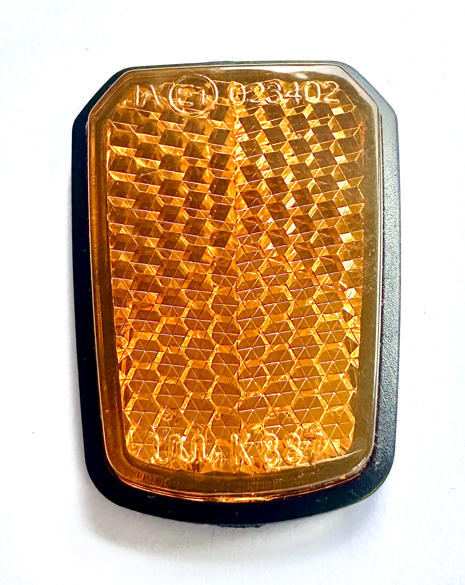 E1 Reflector, rectangular, yellow, self-adhesive
