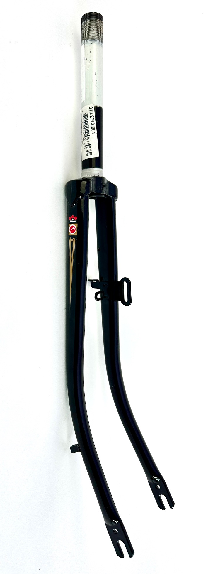 Gazelle bicycle fork 28 inch shaft length 180, black