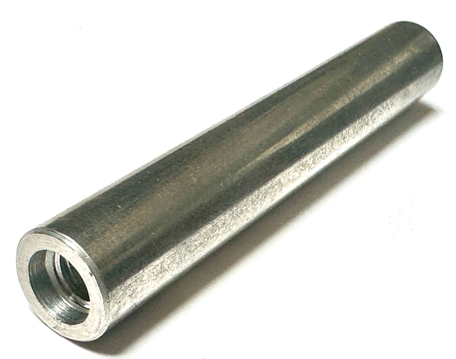 Connecting sleeve / threaded sleeve round M10, 70 x 15 mm