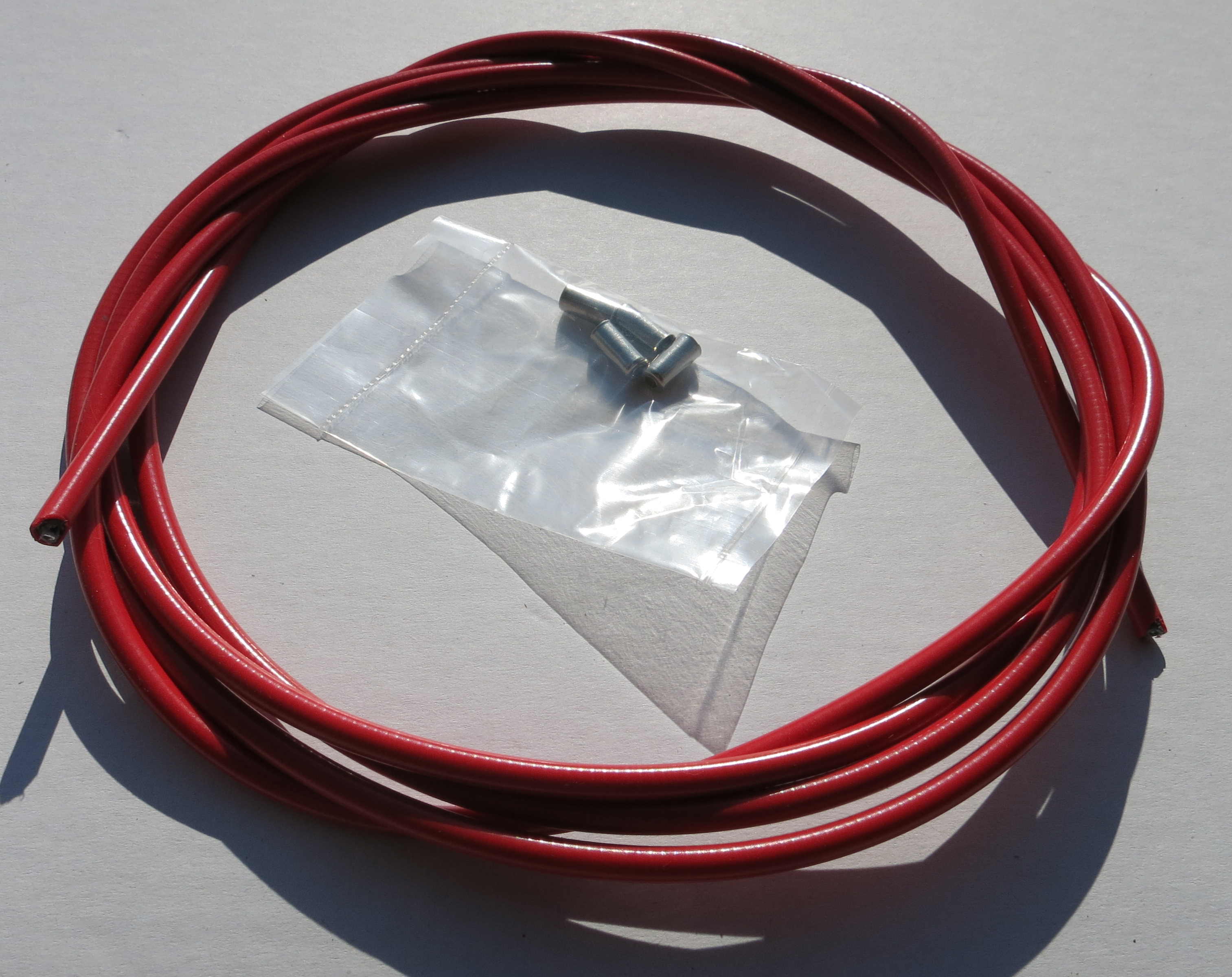 Outer Cable Housing Red 2,50 m 5 mm
