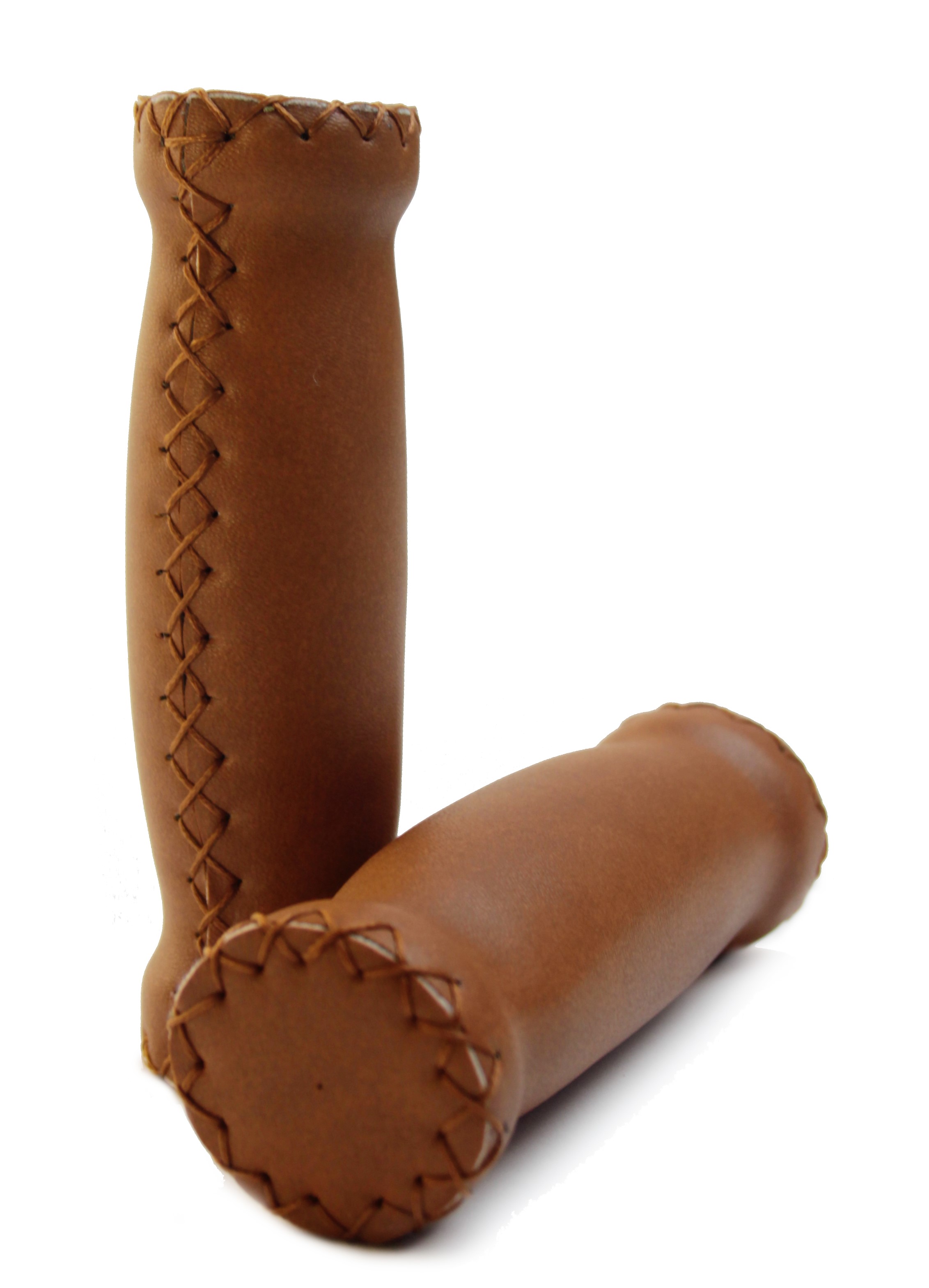 Italian Grips with outer seams, brown
