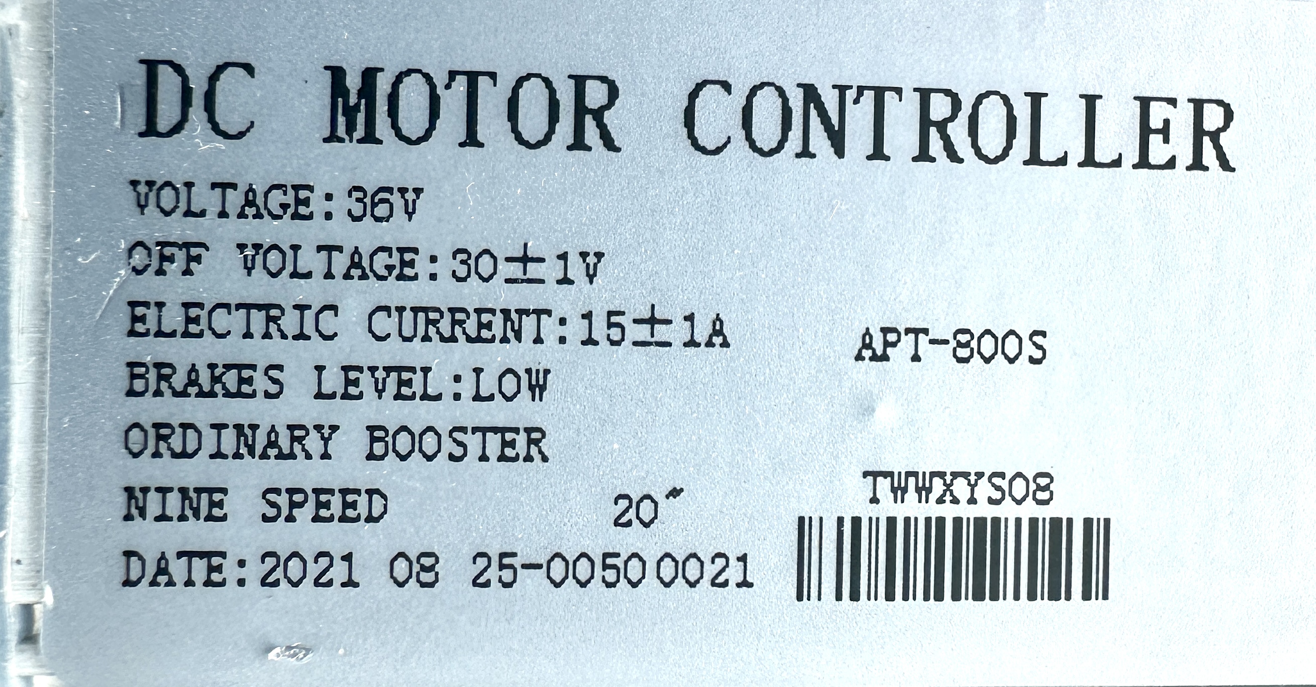 UD Controller motor 36V