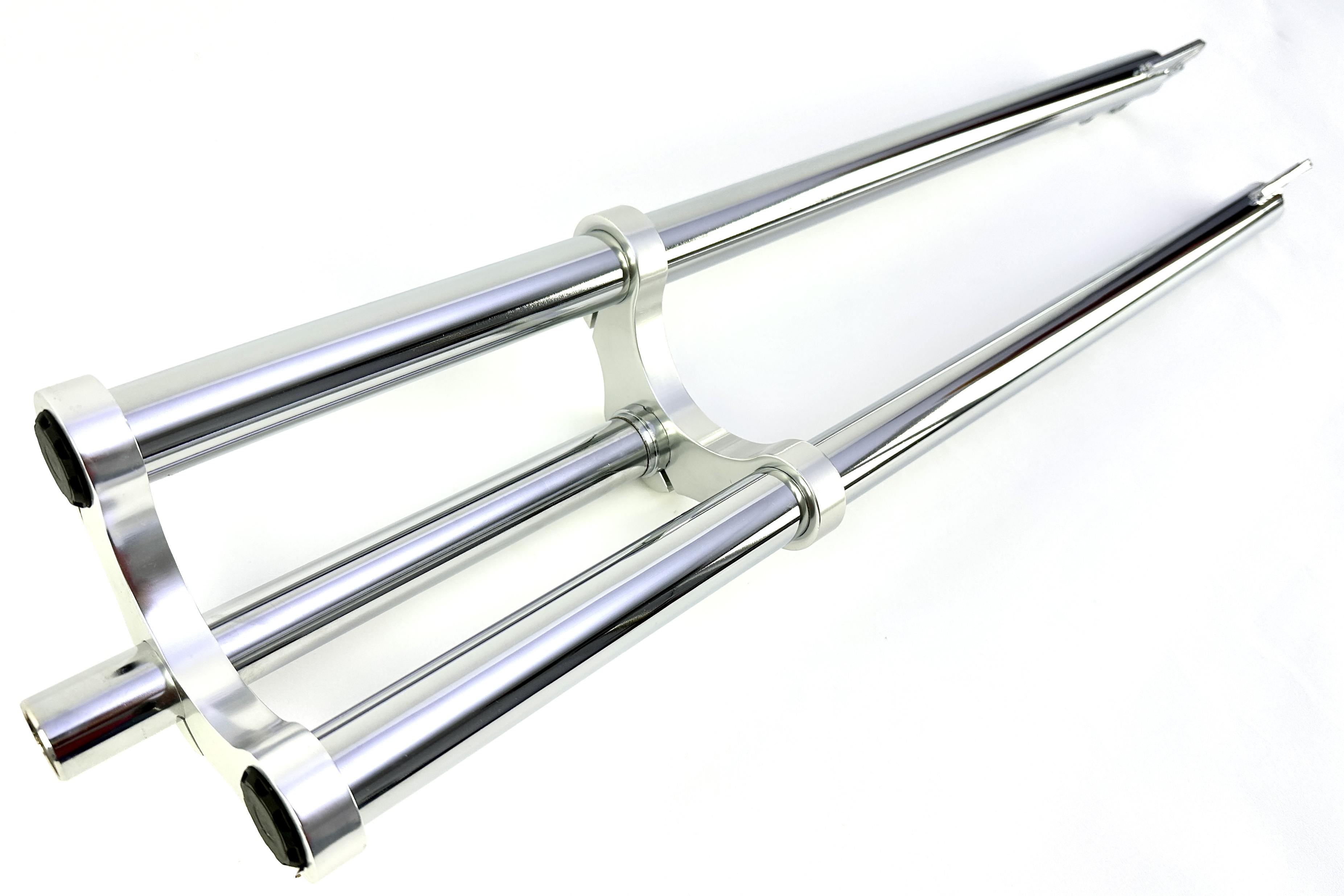 7-Double crown fork 750 mm chrome plated 1 1/8 inch shaft
