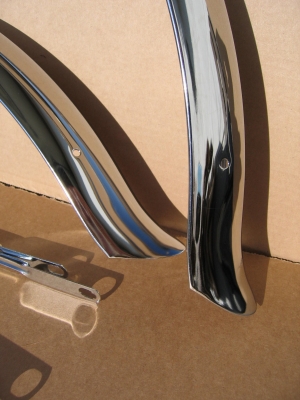 Fender Set 26 inch. 67 mm with Ducktails, stainless