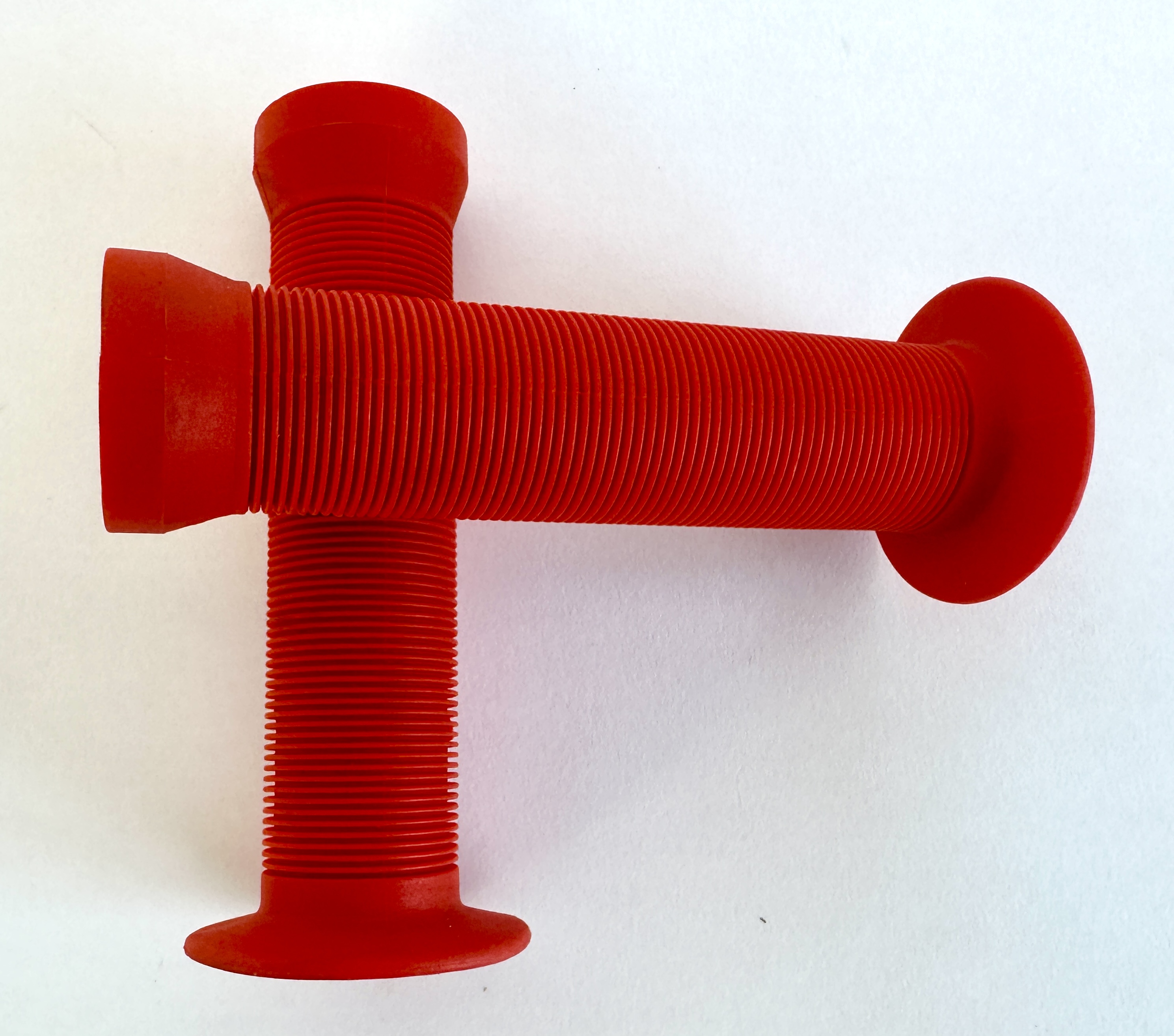 UD Grips for handlebar made of rubber, red