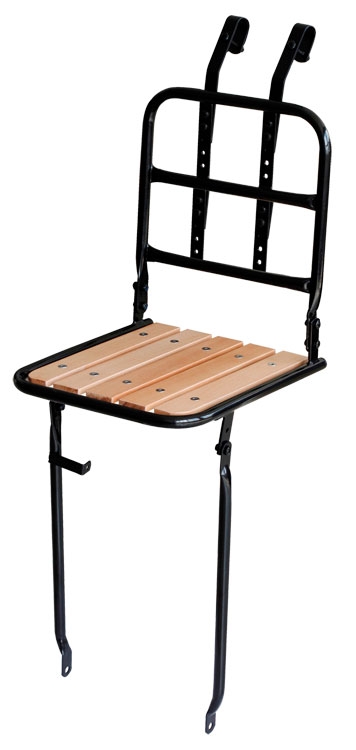 Front Tray Steel / Wood Carrierfor 24, 26, 28 inch black