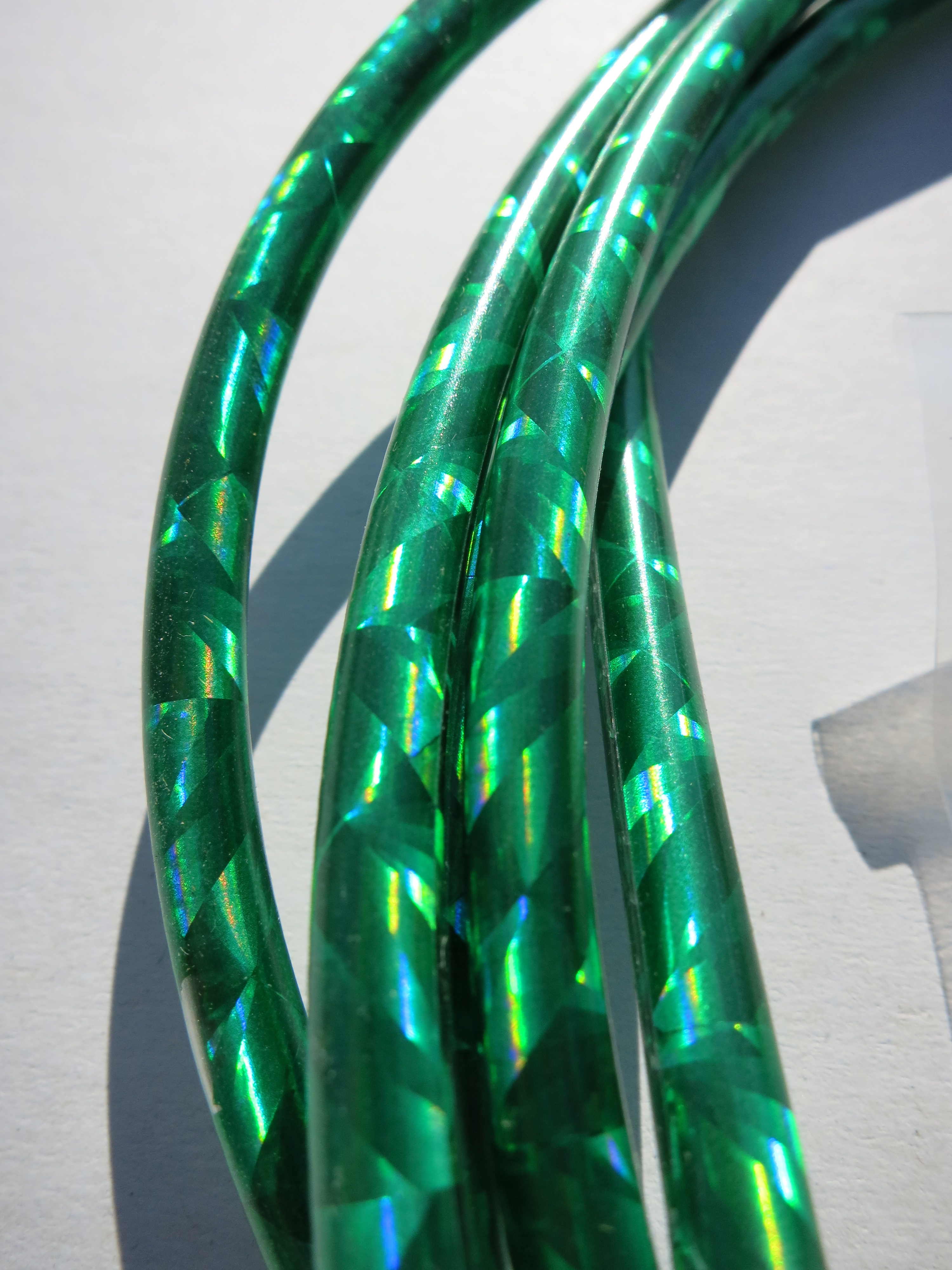 Outer Cable Housing Glitter Green Metallic 2,50 m 5 mm