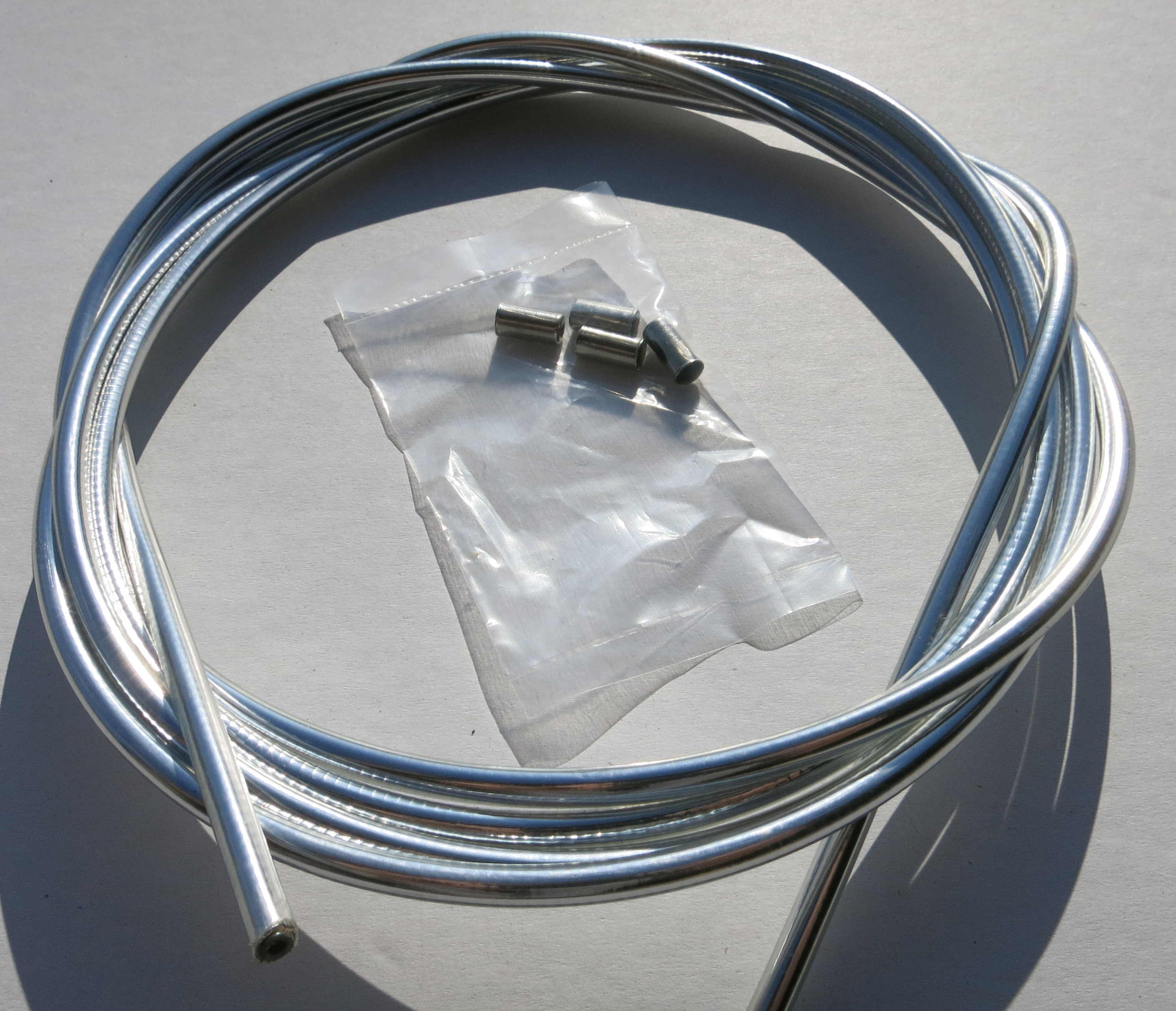 Outer Cable Housing Chrome 2,50 m 5 mm