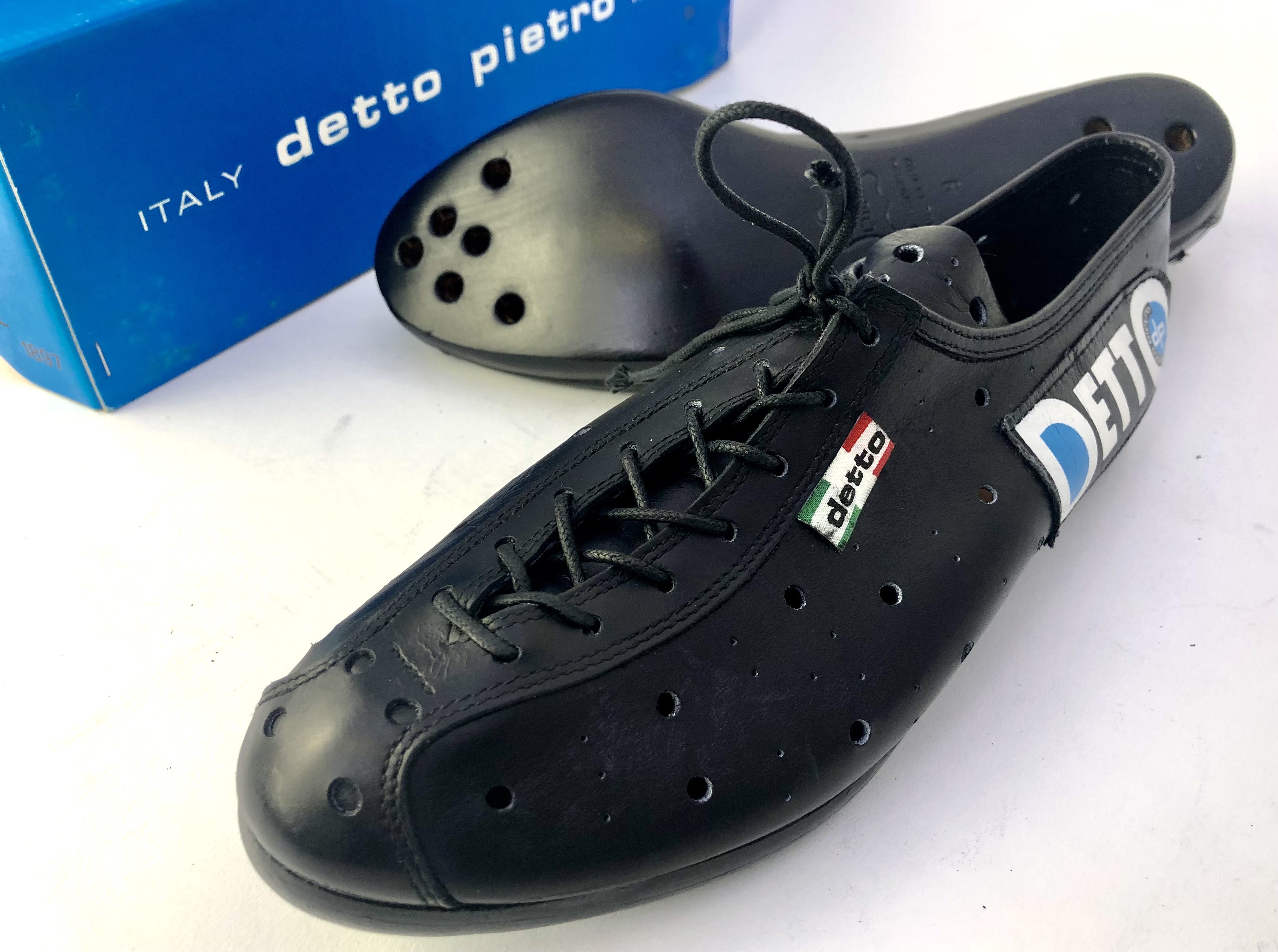 NOS Vintage Detto Pietro Mod. 84 Cycling Shoes Size 37