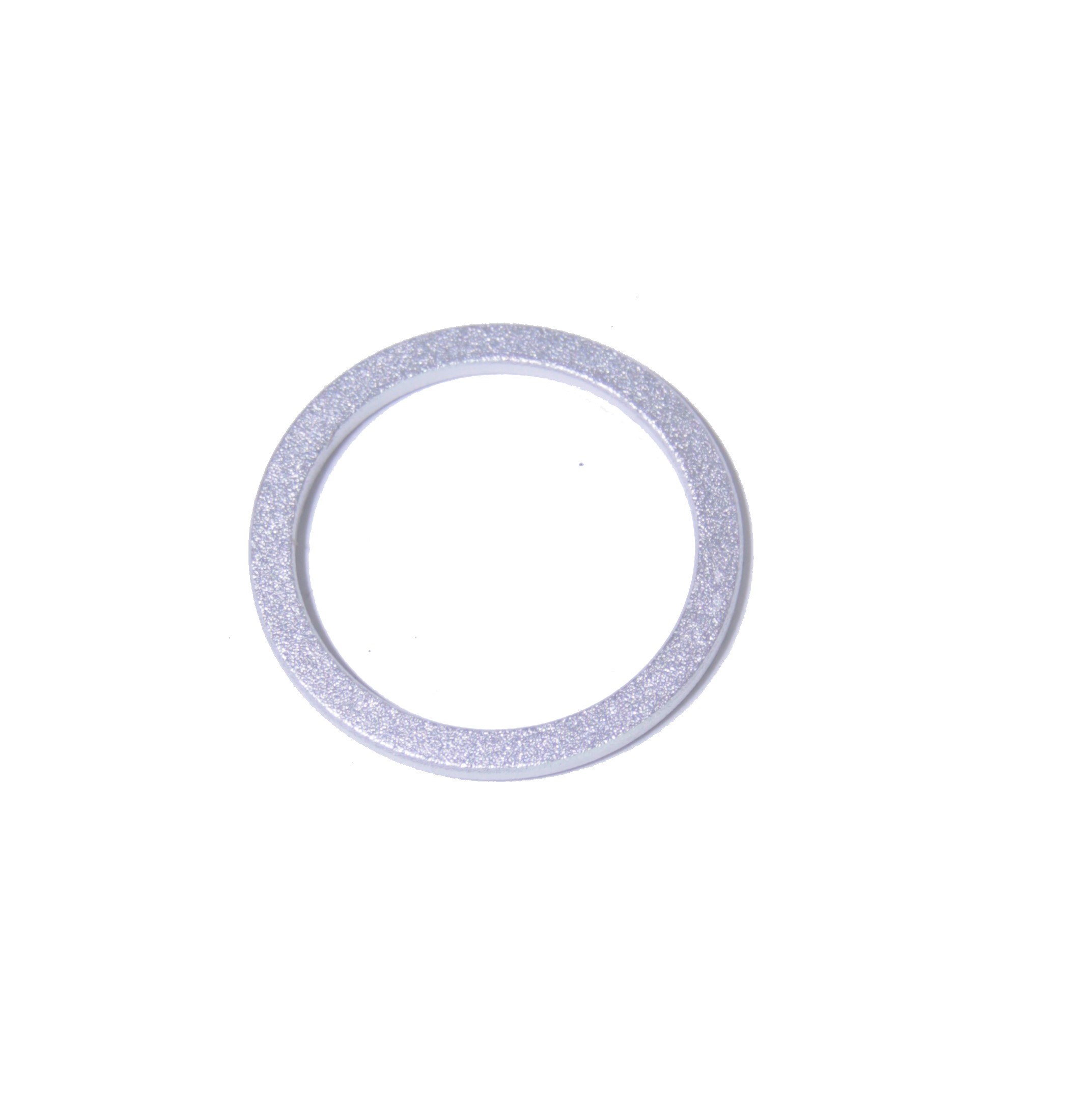 Spacer 2 mm 1 1/8 x 2 mm, alu silver