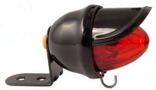 Tail Light Baby Bee, black, LED red
