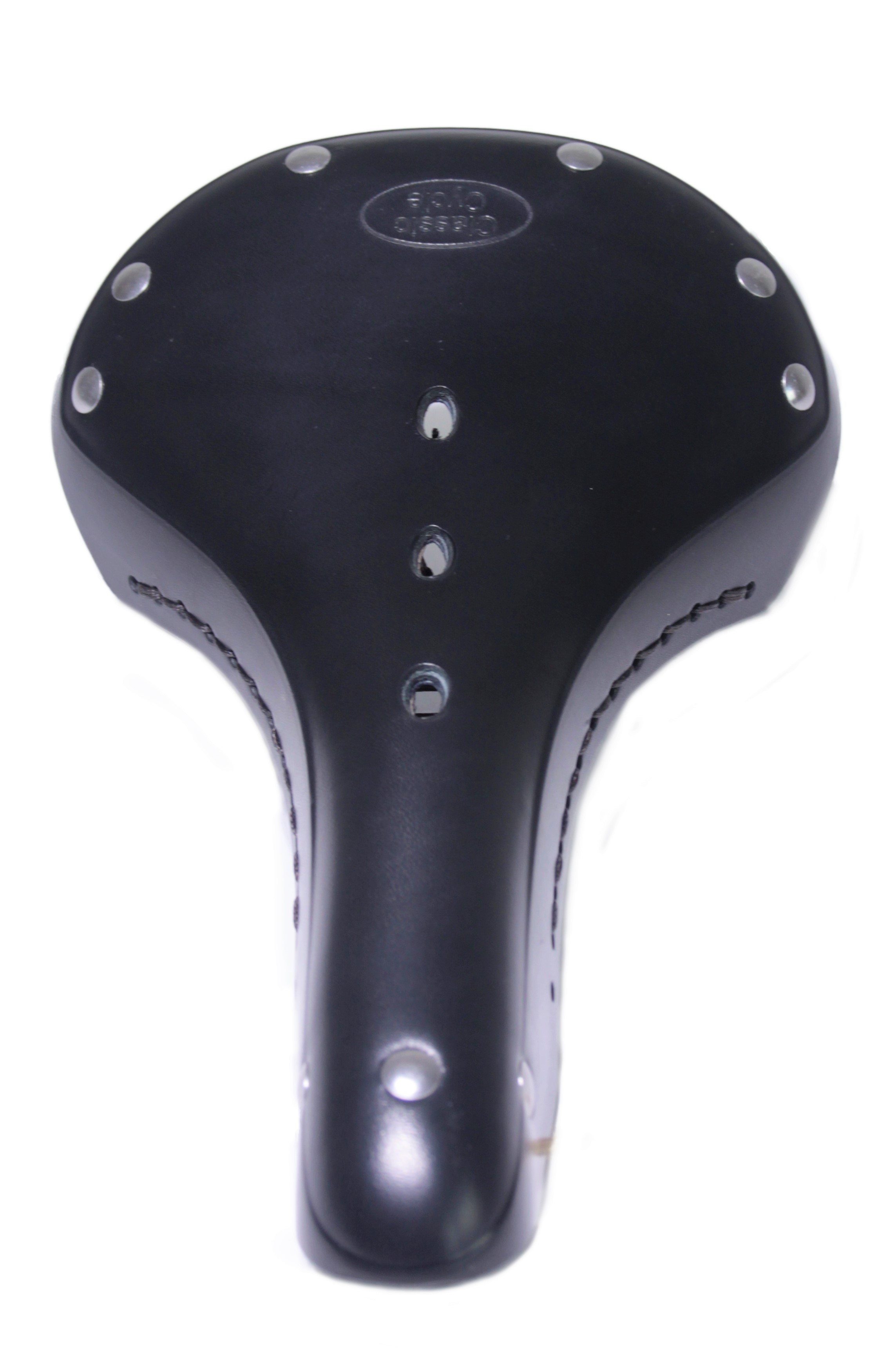 Racing Leather Saddle Classic Cycle Gents, black