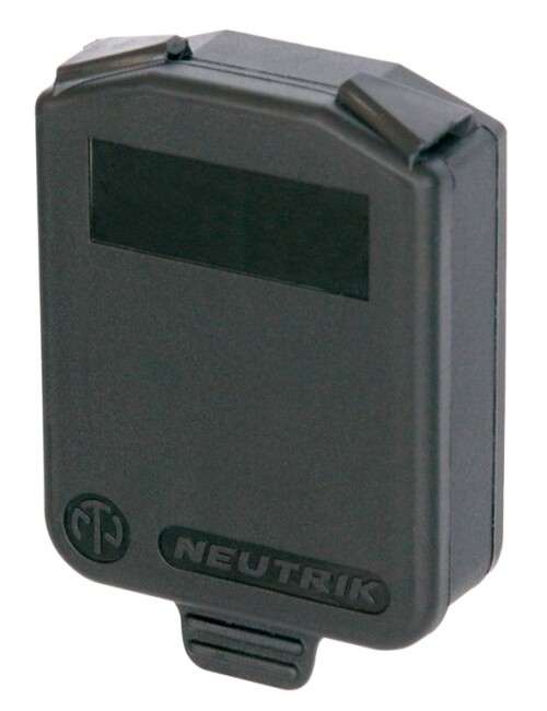 XLR D 3-pin female charging socket with sealing cap