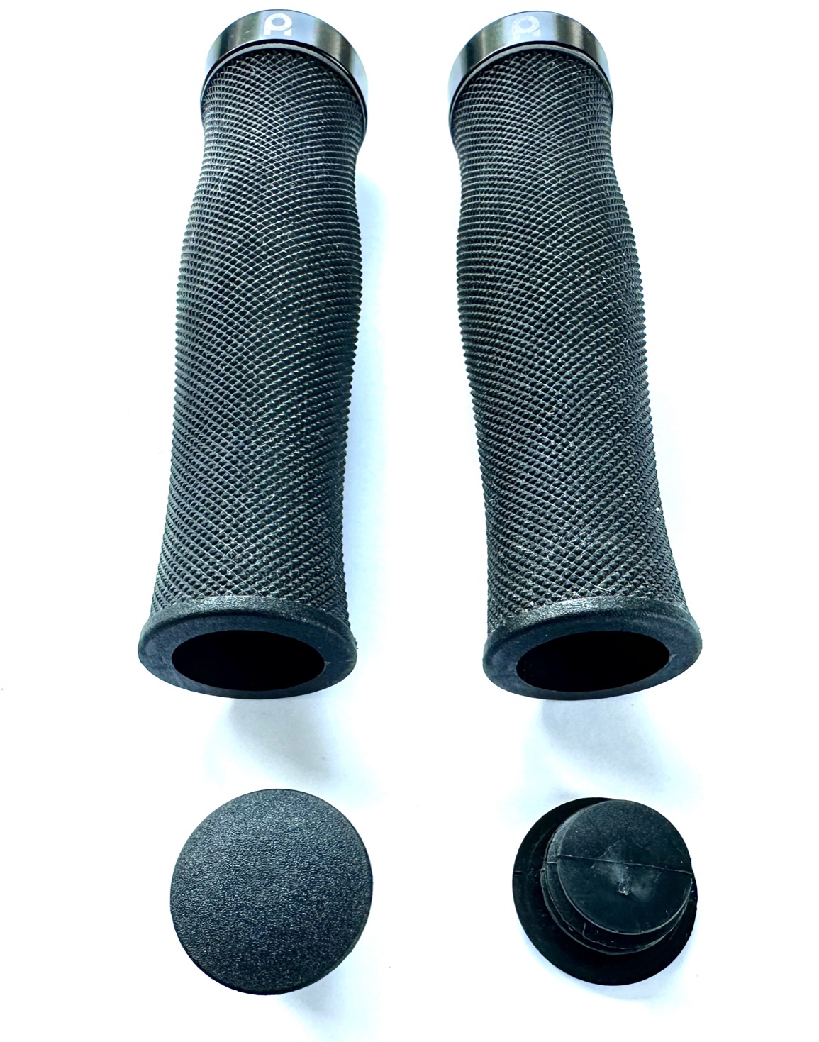 UD handlebar grips Lock-On black plastic Early Version