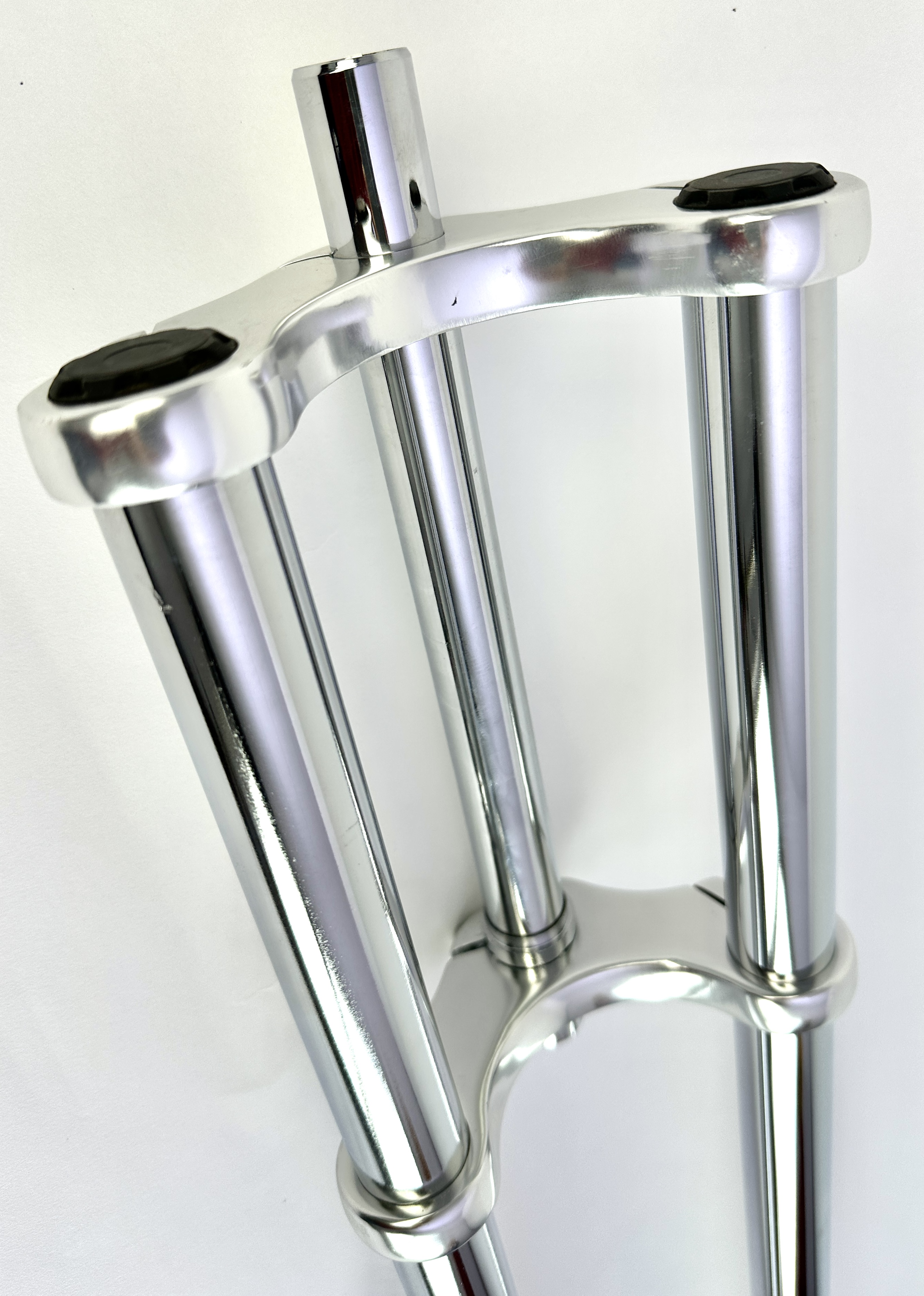 6-Double crown fork 800 mm chrome plated 1 inch shaft