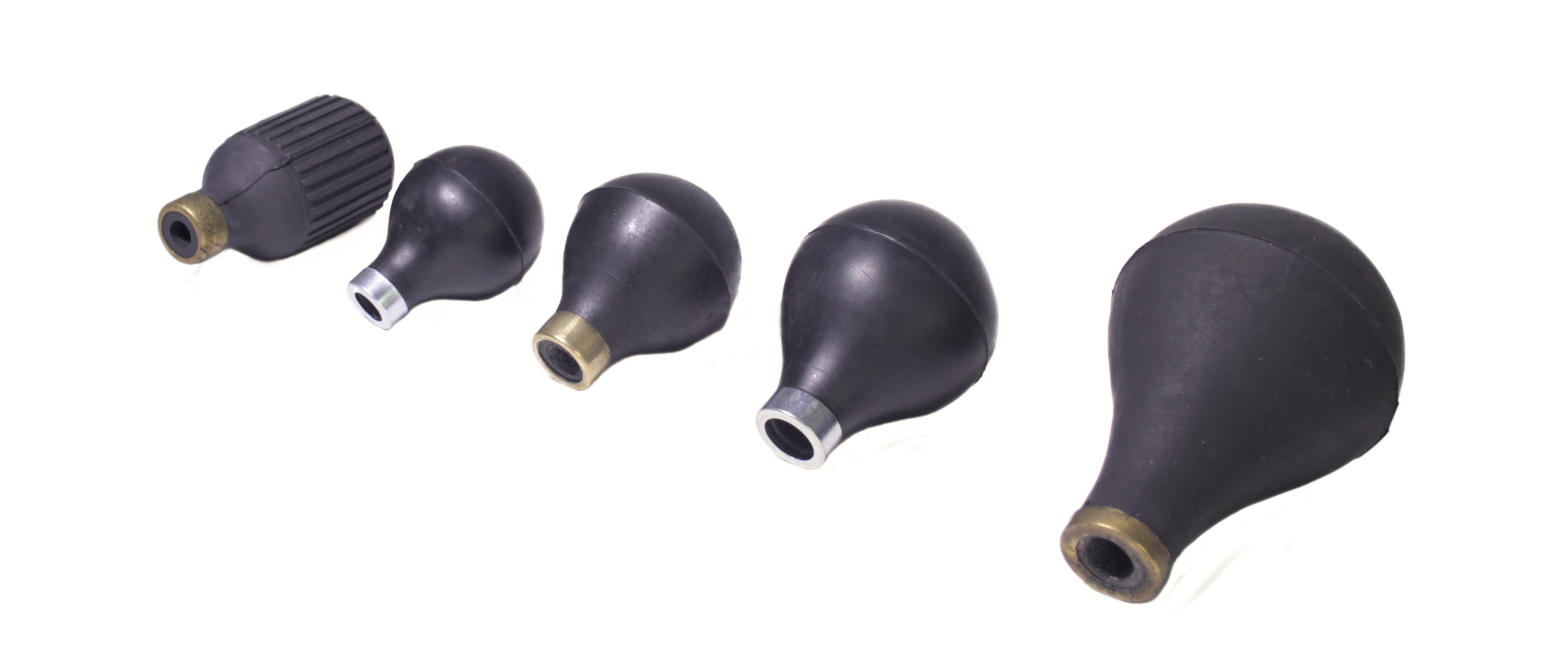 Rubber Bulb for Bulb Horns with brass fitting ring black