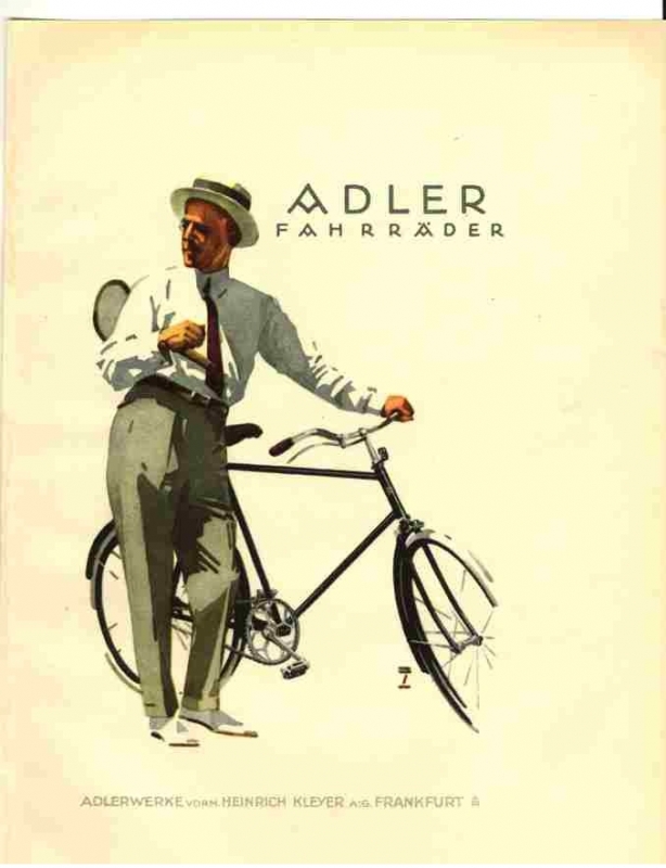 Adler Fahrrad-Werke postcard