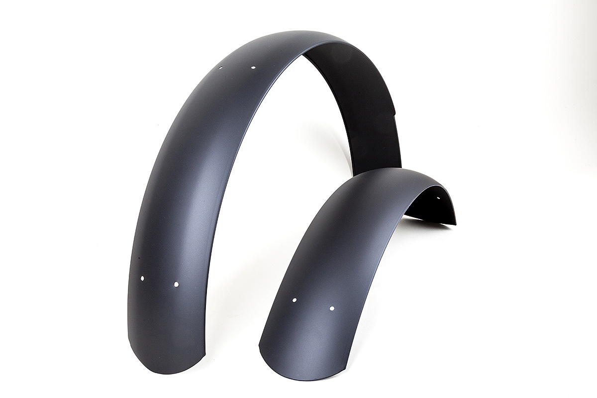 Fender Set 26  123 mm Black with Stays extra wide